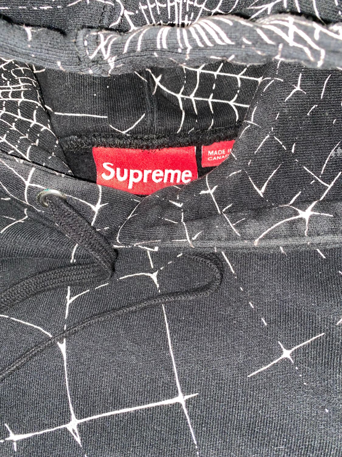 (M)슈프림 스파이드웹 후드 상품이미지4