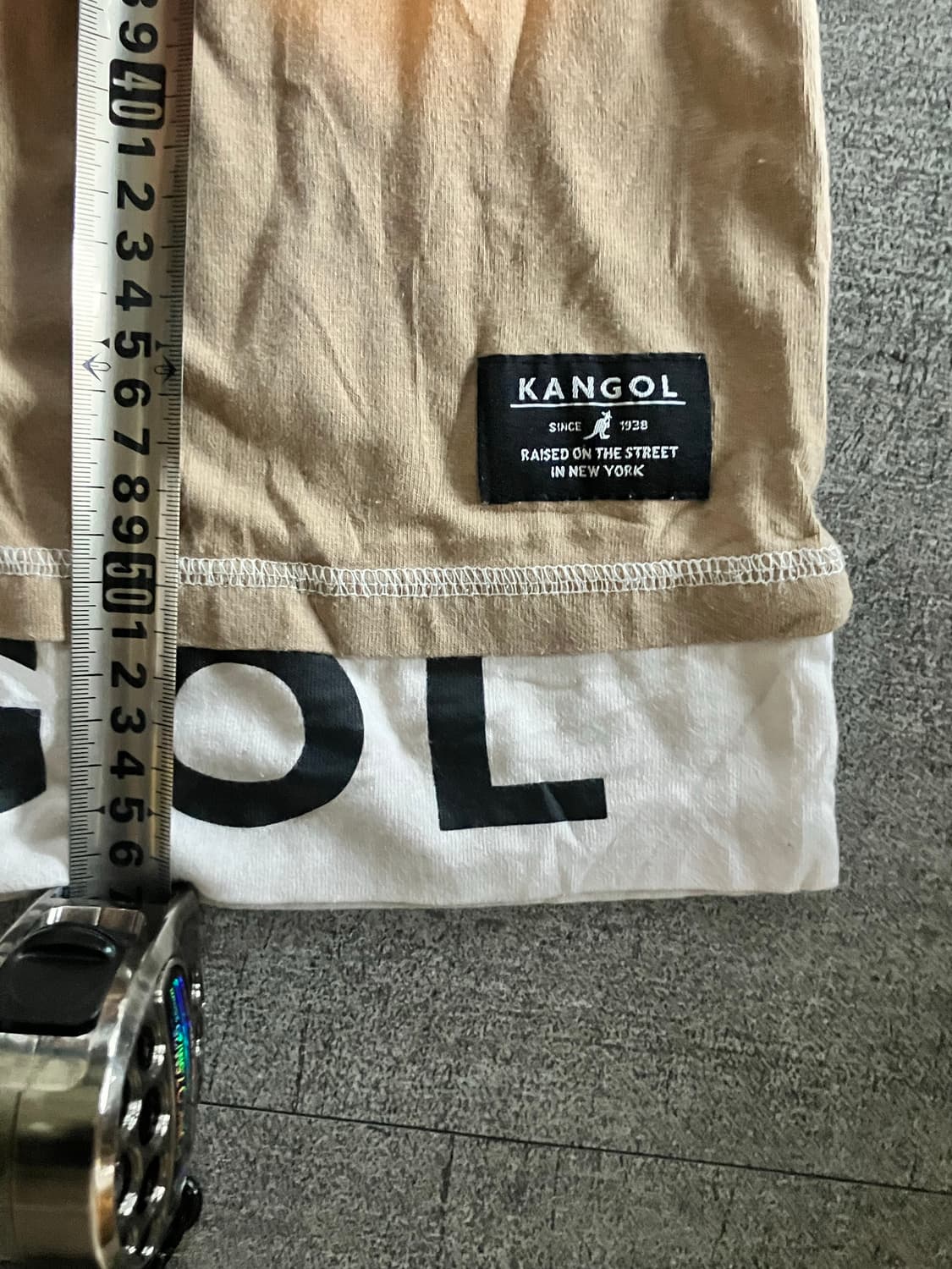 Kangol 캉골 올드스쿨아메카지 레이어드 반팔티셔츠 상품이미지3