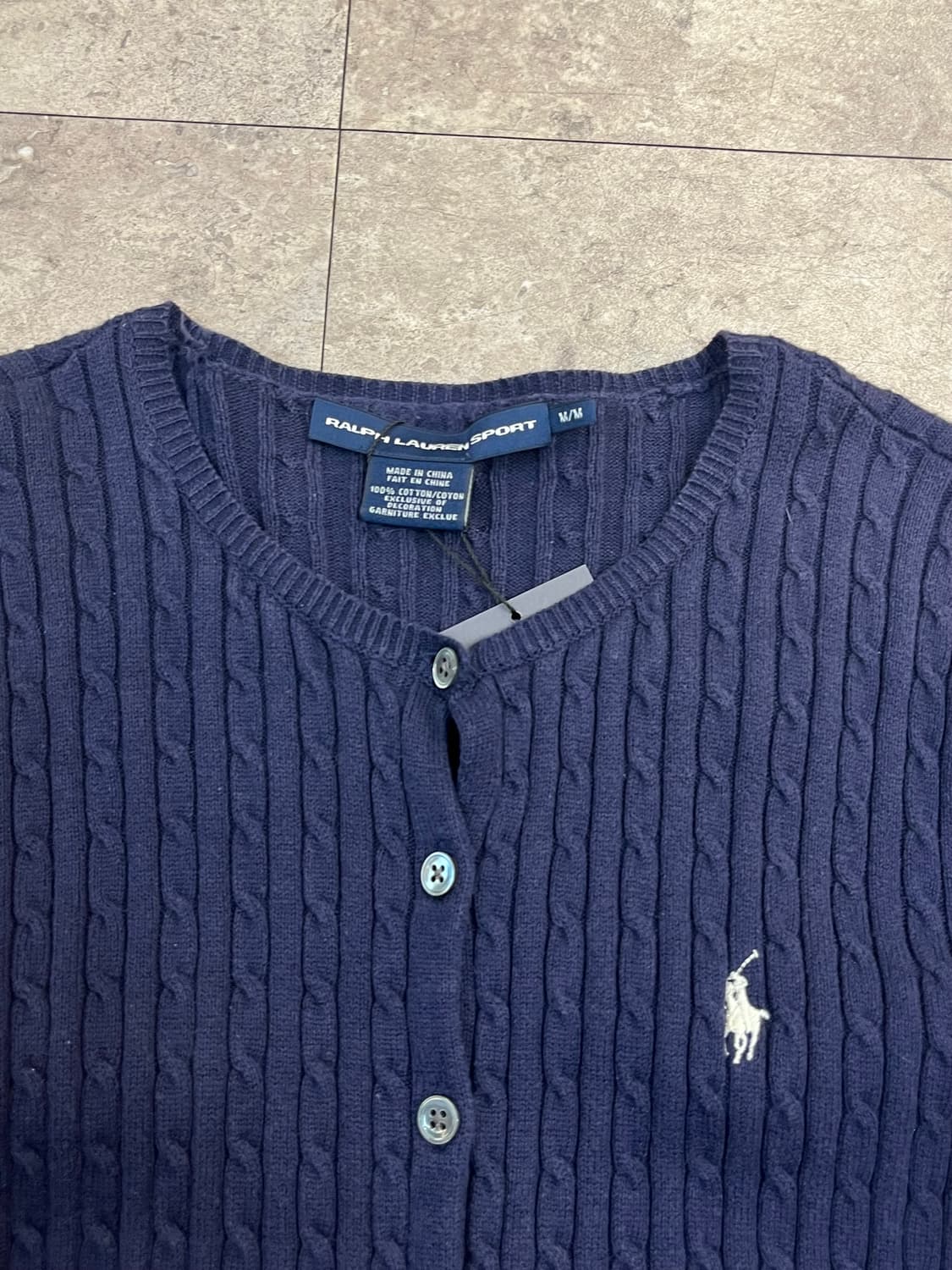 폴로 랄프로렌 가디건 네이비 M #csz3682 상품이미지6