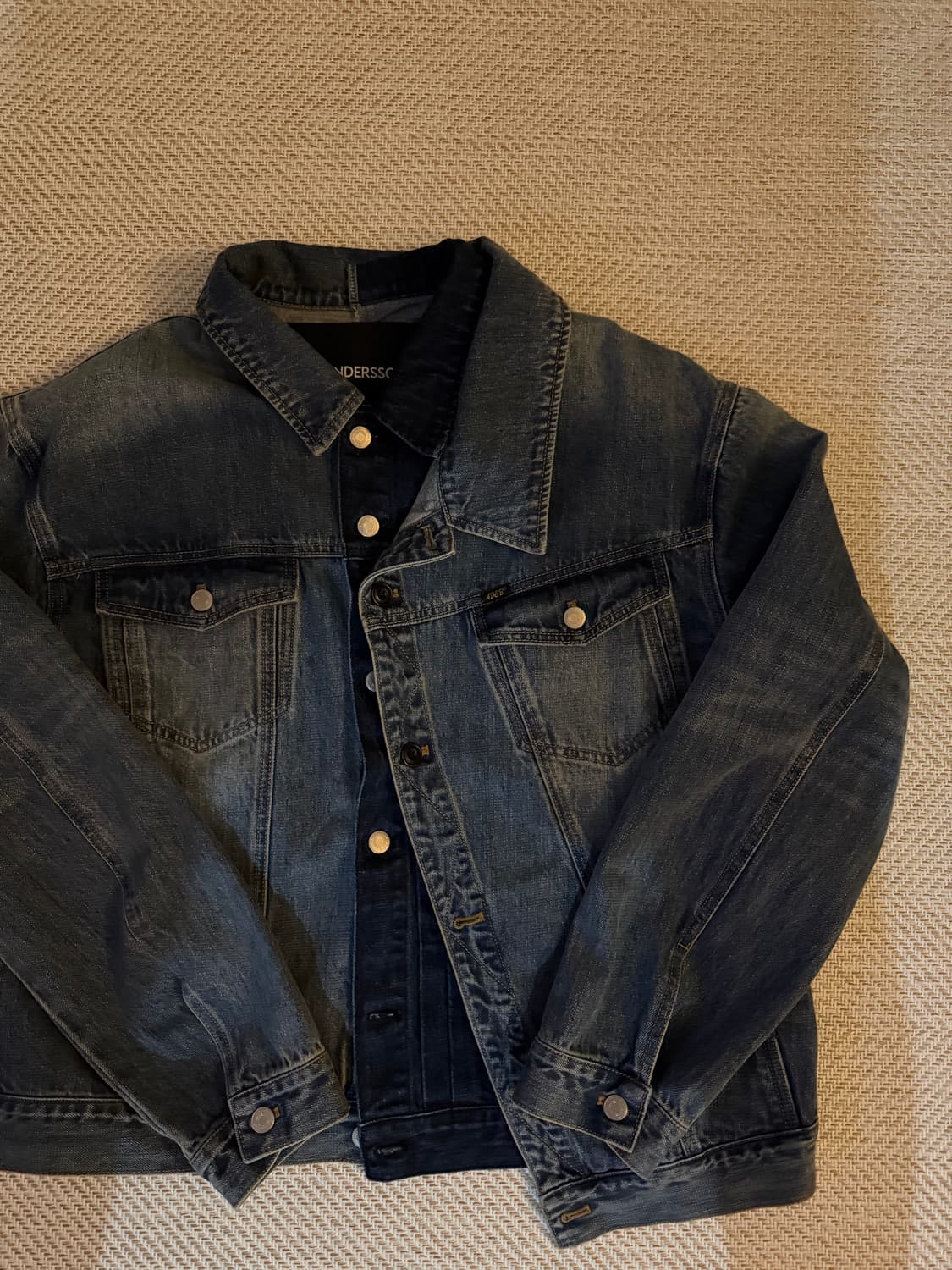 26SS 앤더슨벨 레이어드 데님 자켓 XL 상품이미지3