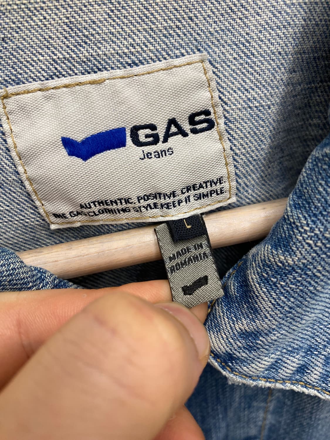[L] GAS Jeans 빈티지 데님 트러커 자켓 상품이미지8