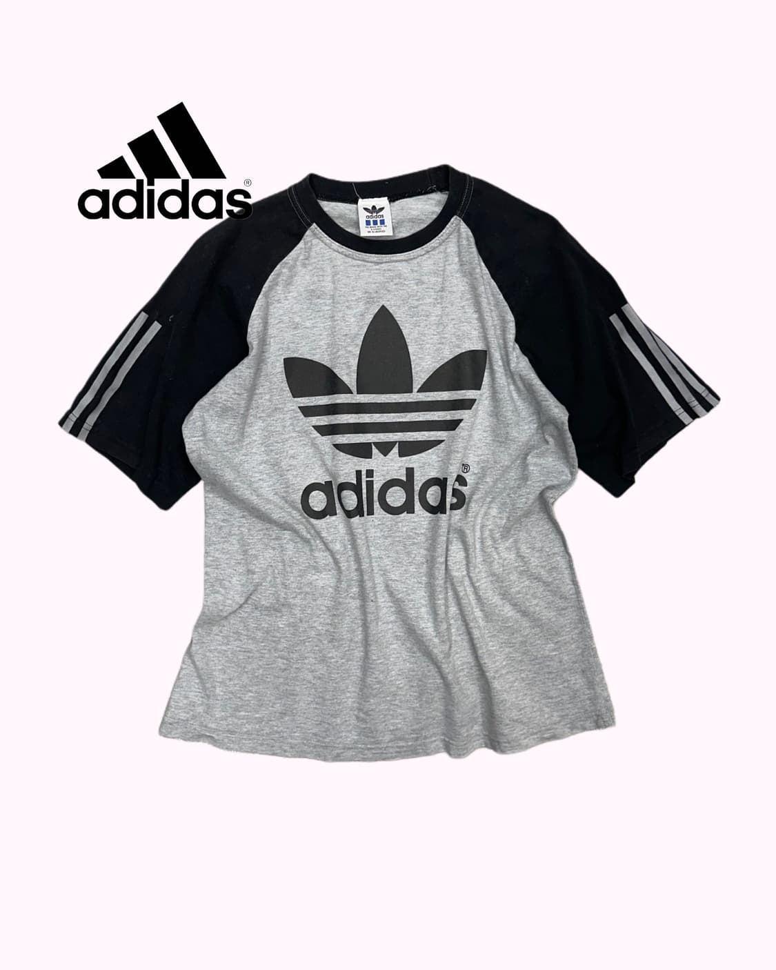 ADIDAS logo raglan t-shirt 상품이미지1