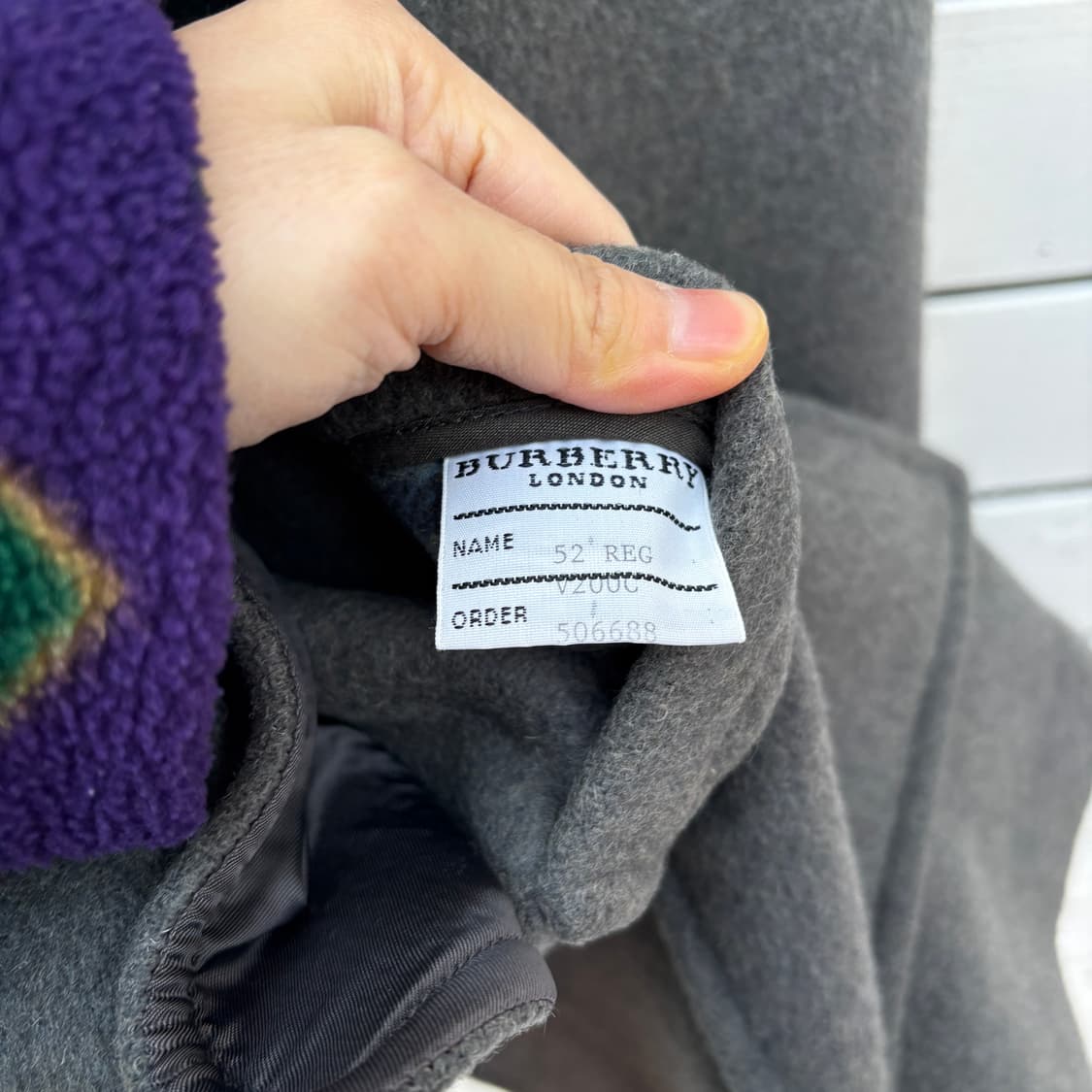 Burberry 버버리 울 더플 코트 상품이미지4
