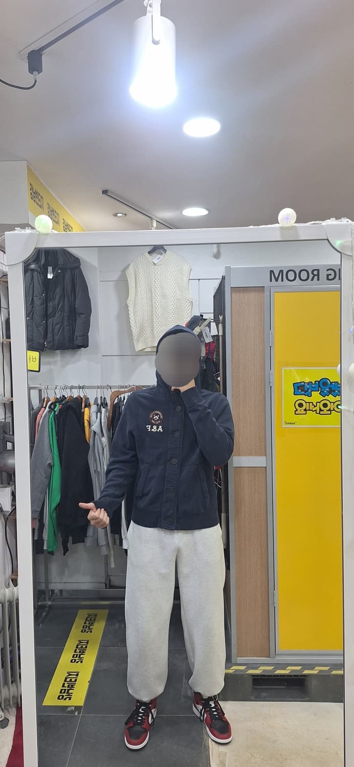 정품 NY버튼 아베크롬비 후드집업 상품이미지1