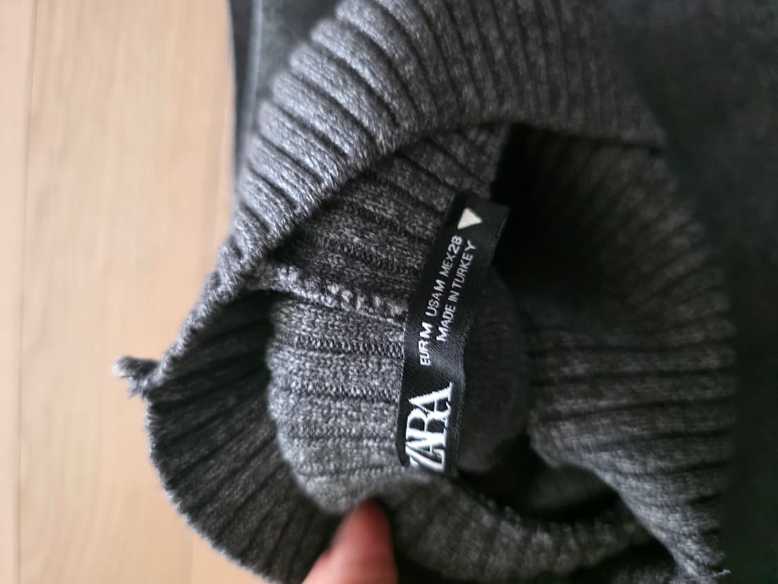 자라 니트 조끼 목폴라 상품이미지4