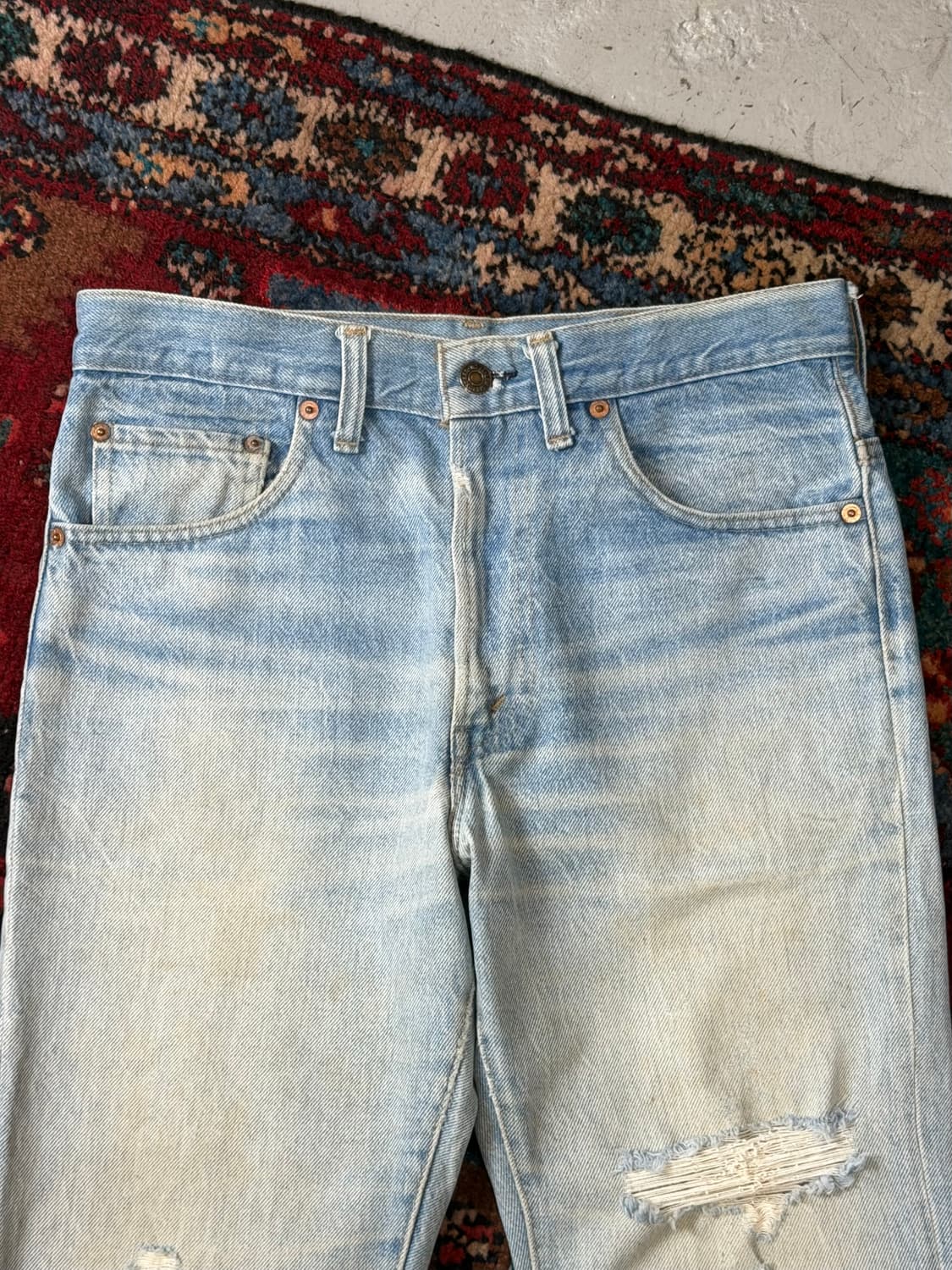 80's USA 빈티지 리바이스 517 오렌지탭 부츠컷 상품이미지5