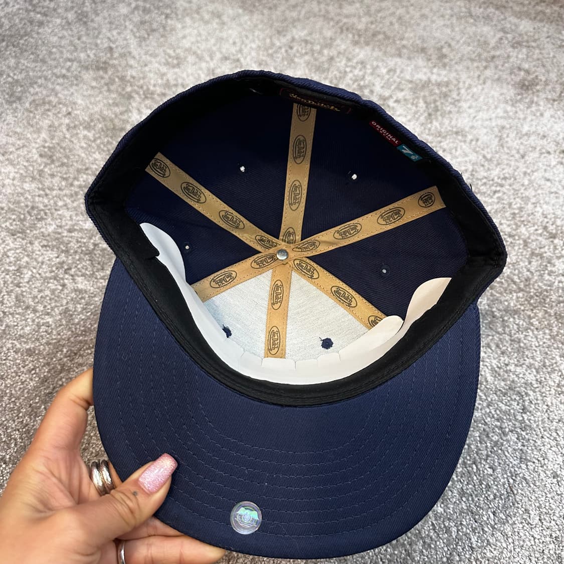 본더치 네이비 플랫빌 캡(59cm) 상품이미지2