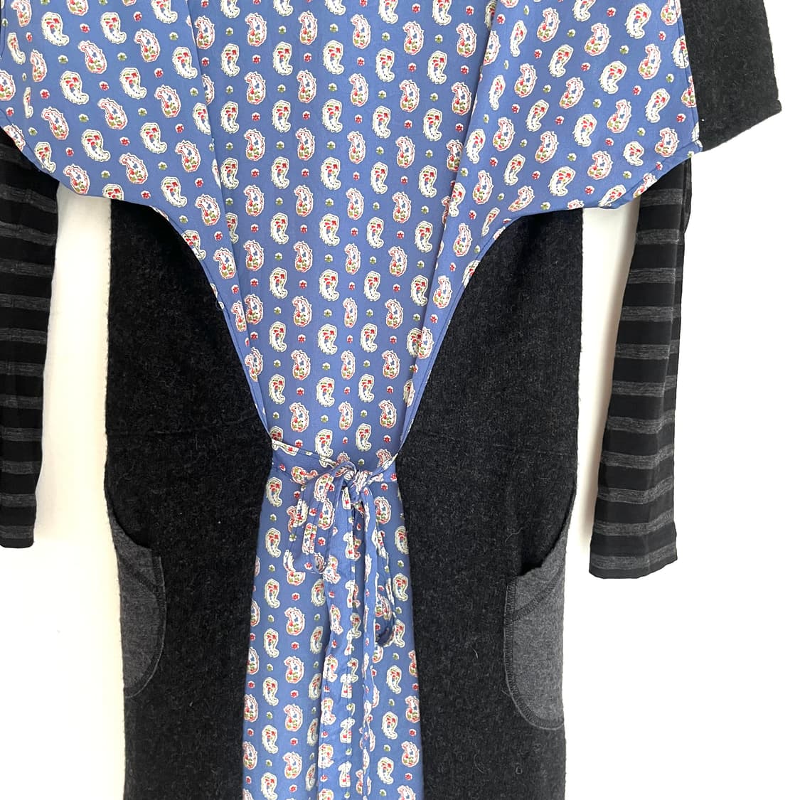 2013 준야 와타나베 핑크 라인 레이어드 투피스 원피스 상품이미지5