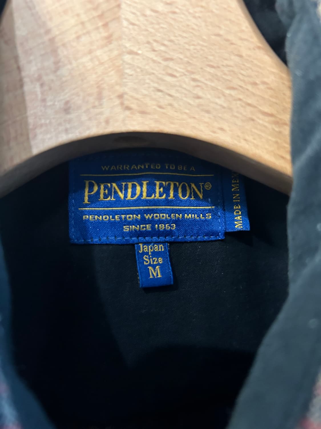 펜들턴 체크 셔츠 레드 M 상품이미지3