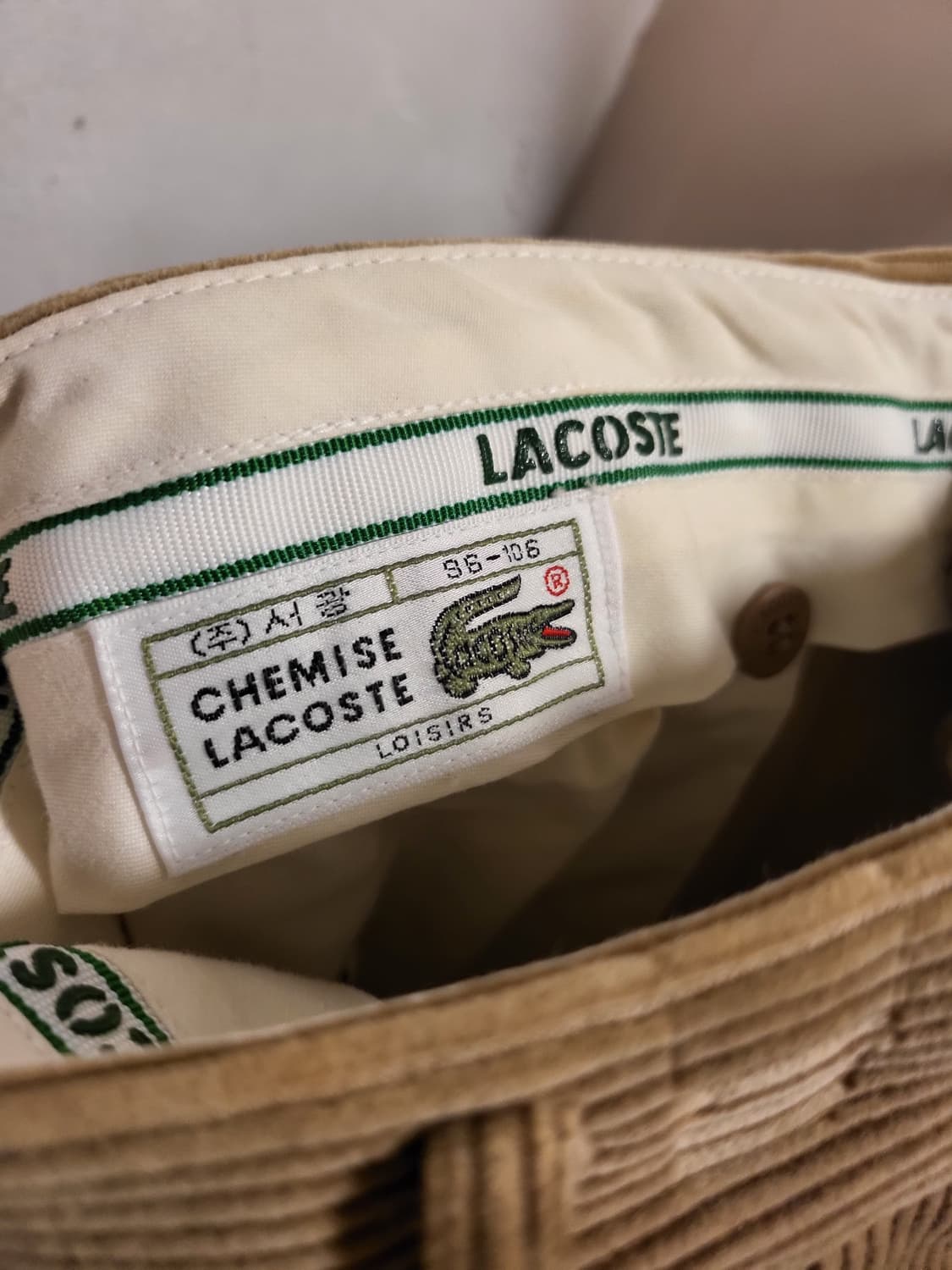 라코스테  코듀로이 바지 상품이미지5