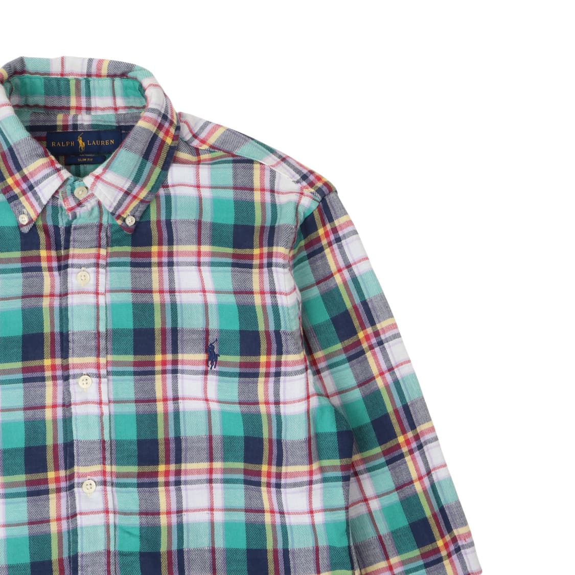 폴로 랄프로렌 민트 체크 셔츠 상품이미지3