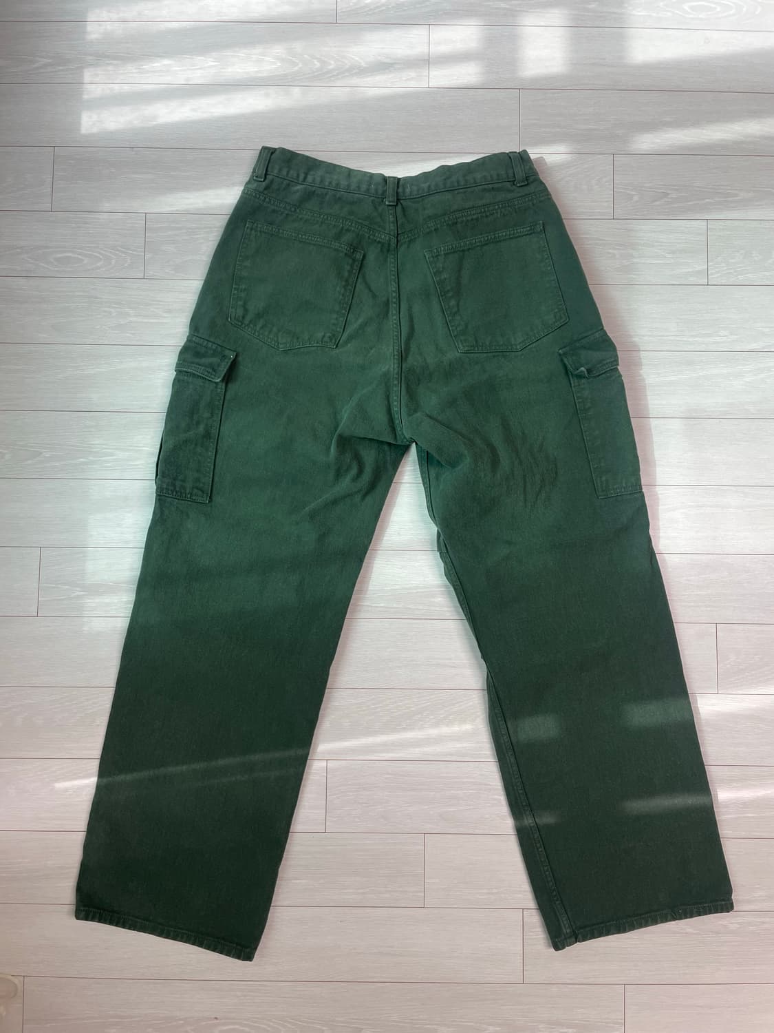 더블 포켓 와이드 카고 팬츠 상품이미지4