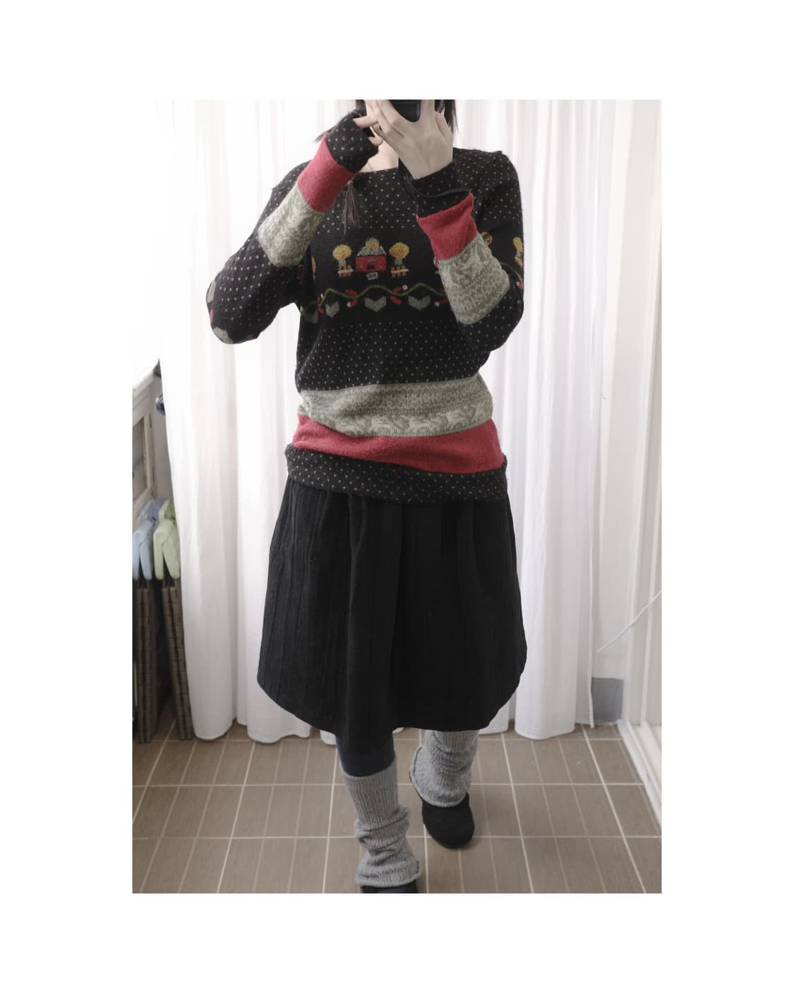 christmas dot knit 상품이미지5