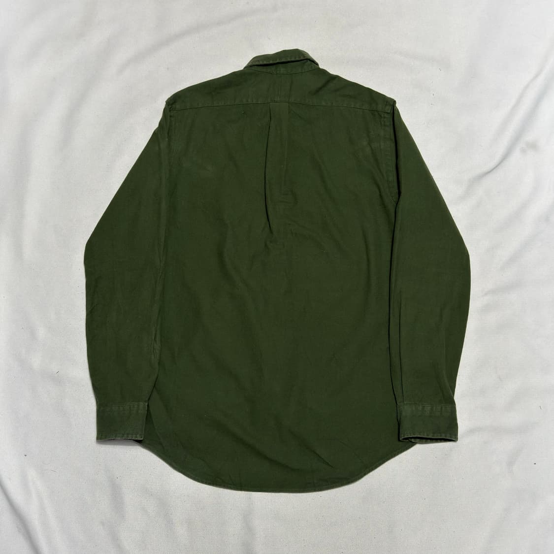 M 폴로랄프로렌 네이비 포니 그린 코튼 셔츠 상품이미지3