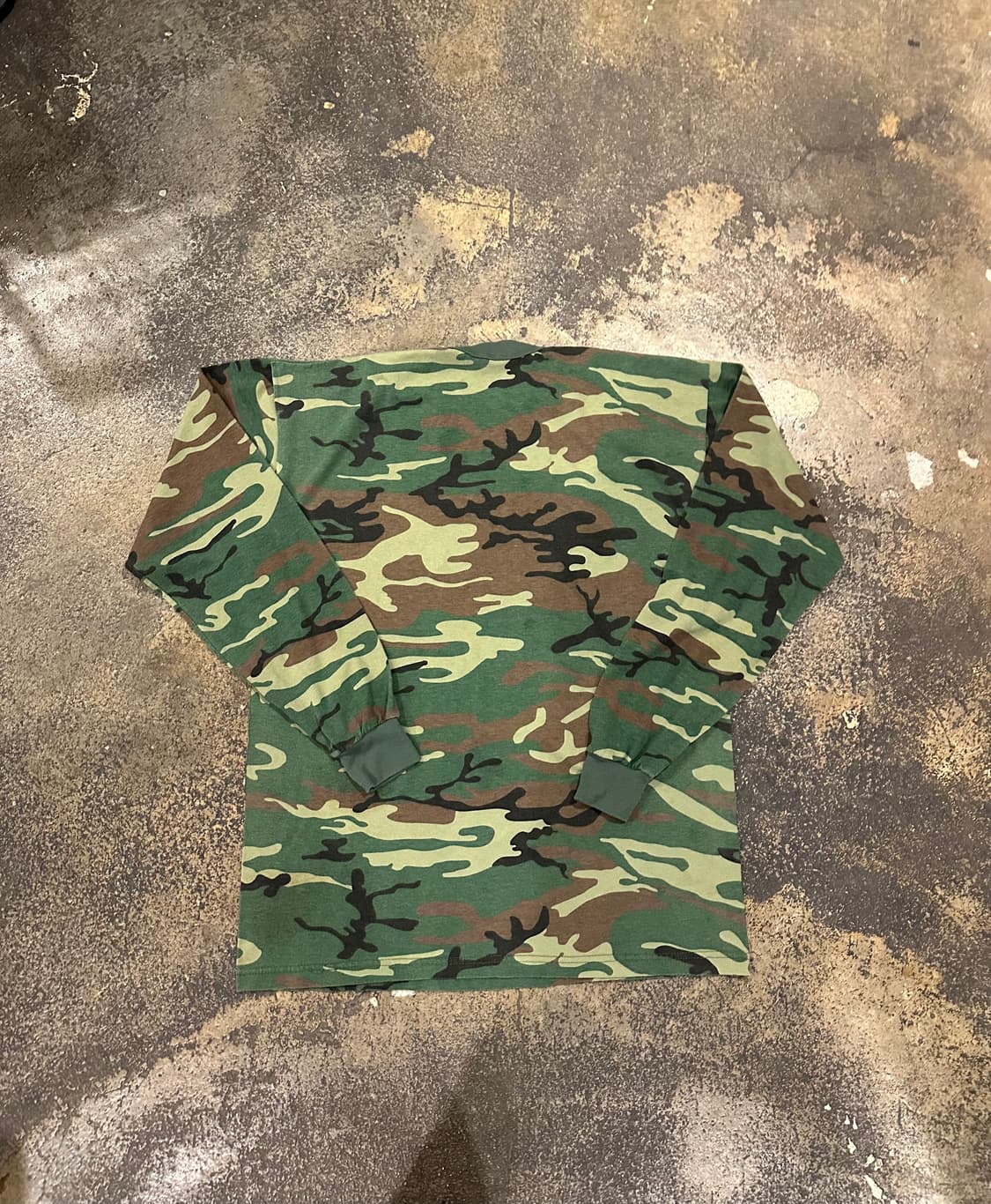 빈티지 90s 우드랜드 카모 롱 슬리브  상품이미지2