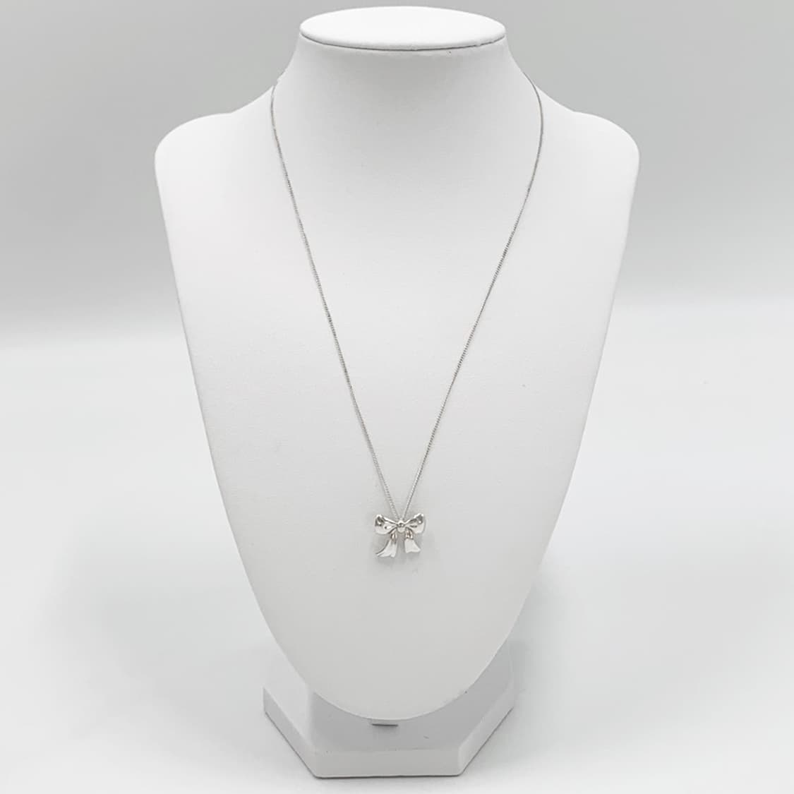 티파니 리본 펜던트 실버 목걸이 NO.105 상품이미지2