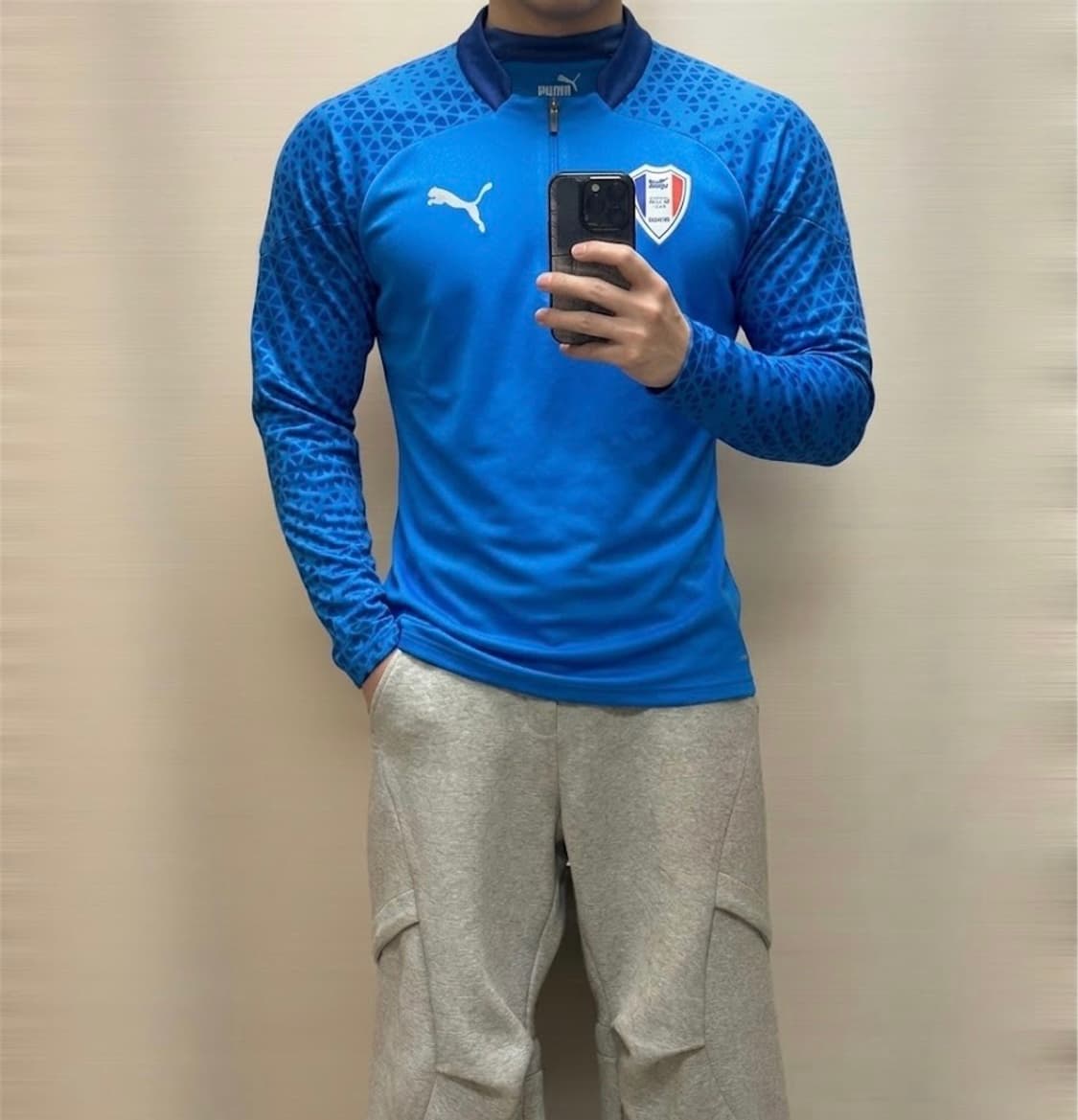 푸마 수원삼성 하프집업 M 상품이미지1