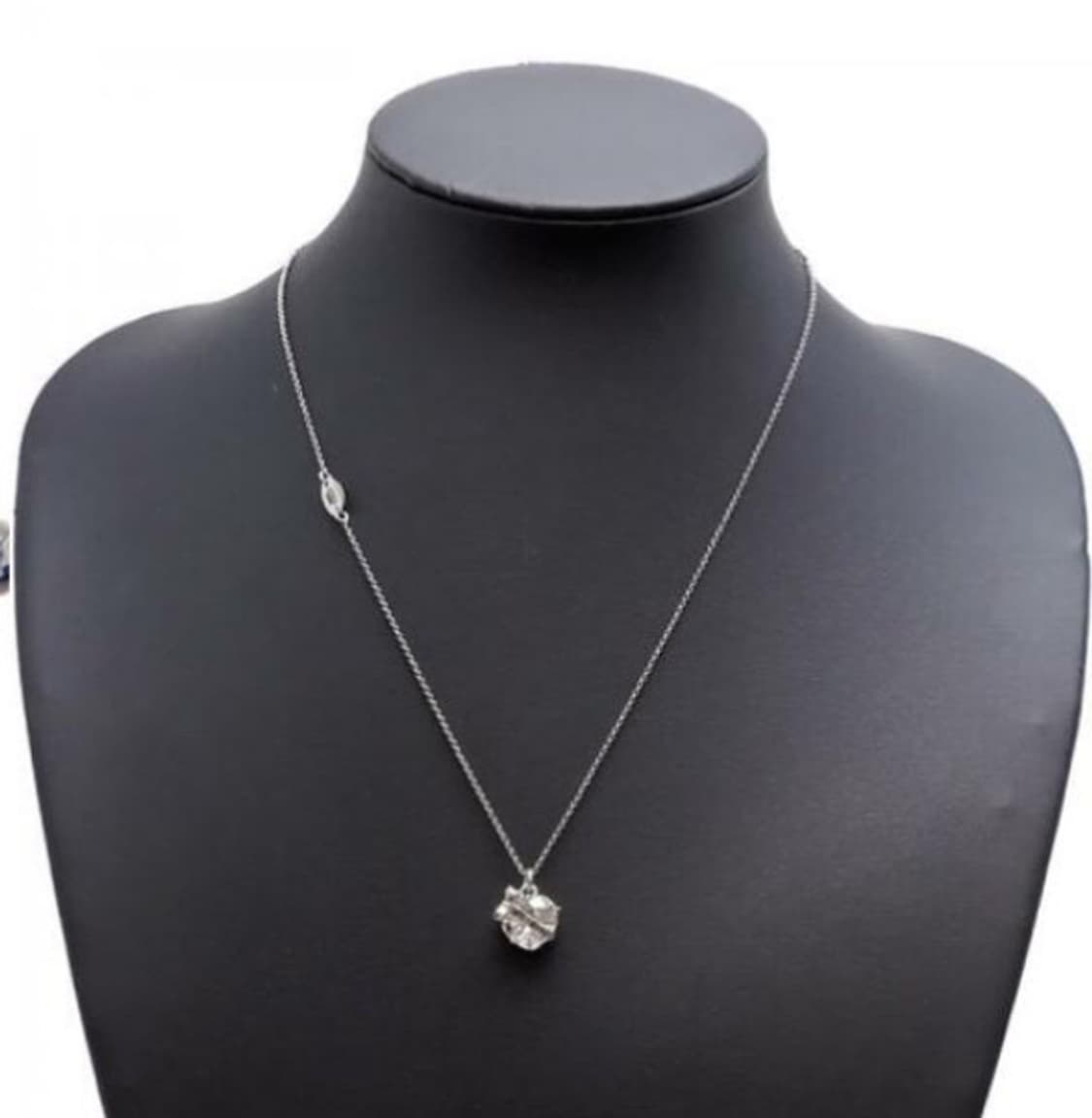 Y2k juicy couture 쥬시꾸뛰르 크리스탈 하트 리본 목걸이 상품이미지5