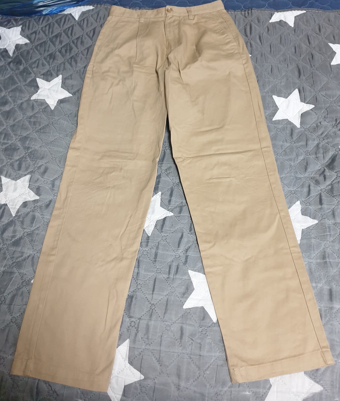 무신사스탠다드 레귤러 원턱 치노팬츠 베이지 (26) 상품이미지1