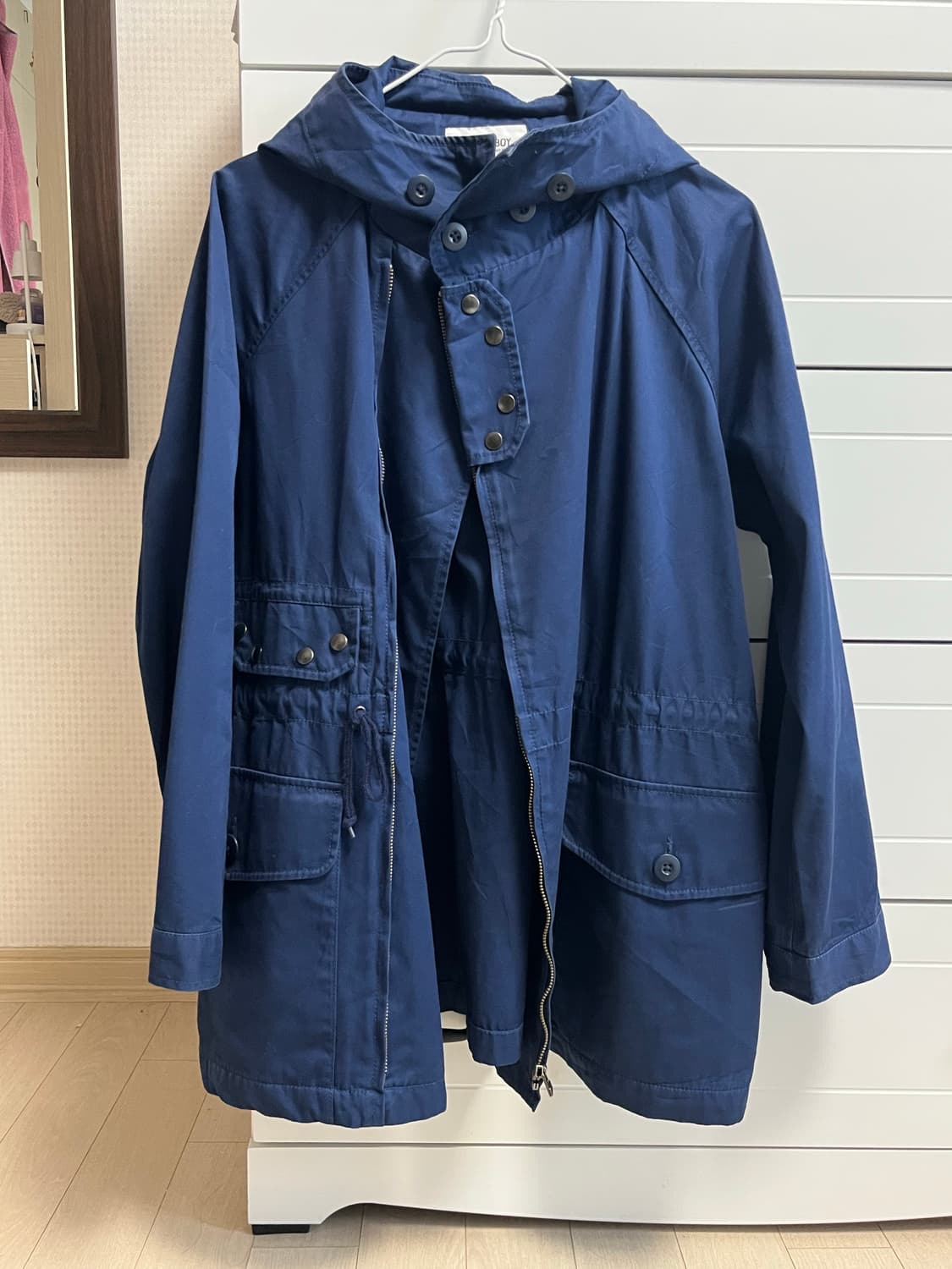 [Beams boy] 빔즈보이 네이비 후드자켓 상품이미지1