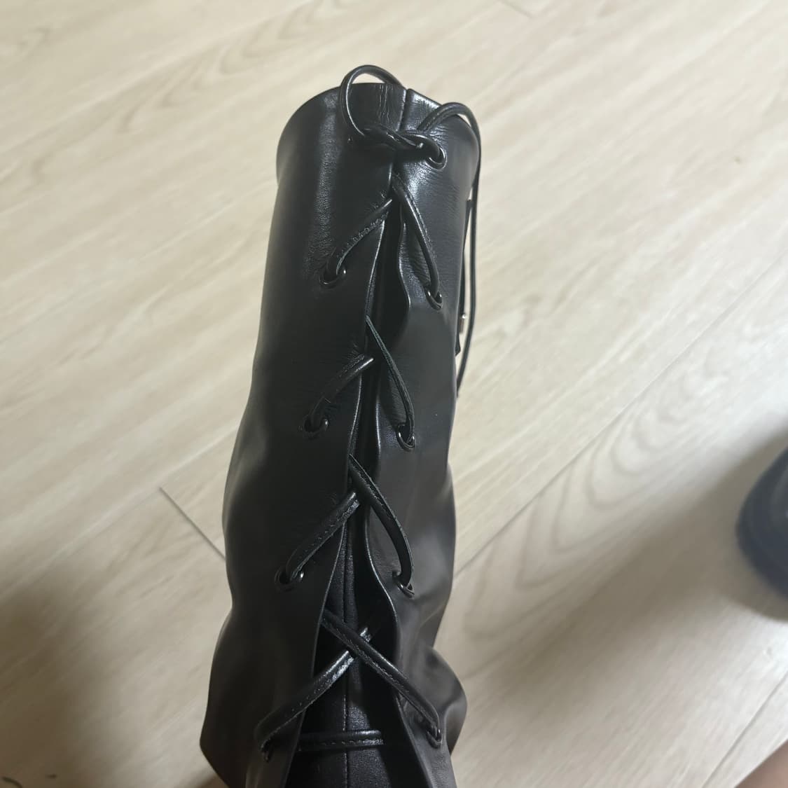트리밍버드 Folded Lace-up Cowhide Boots 230 상품이미지8