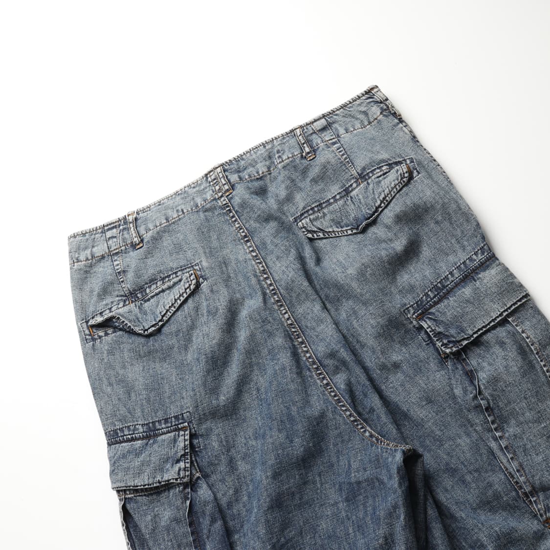 BEAMS Big 6 Pocket Denim Cargo Pants 상품이미지10