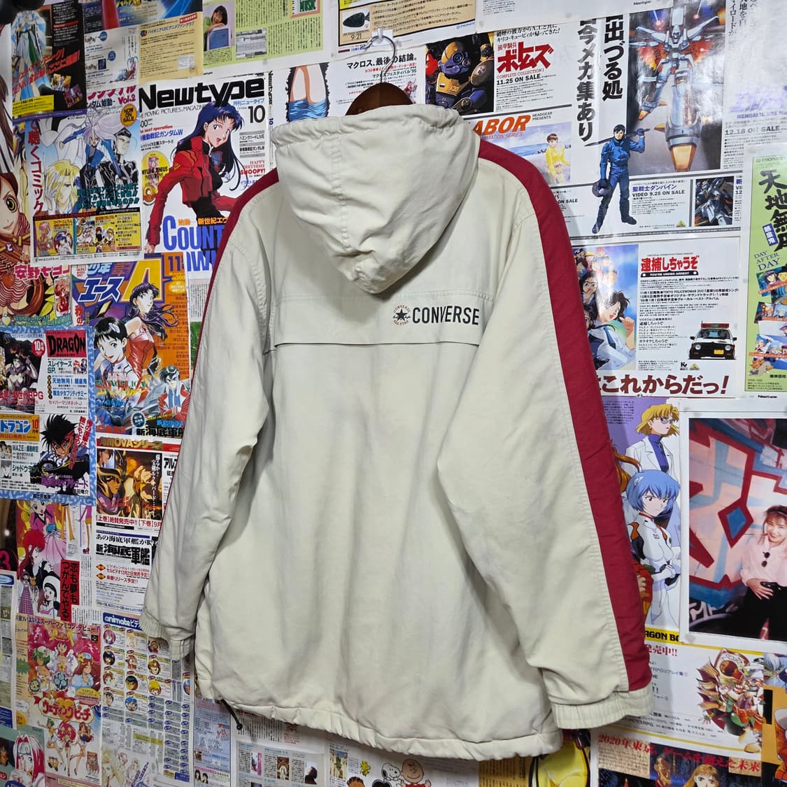 컨버스 올스타 베이지 올드스쿨 안기모 패디드 점퍼 상품이미지6