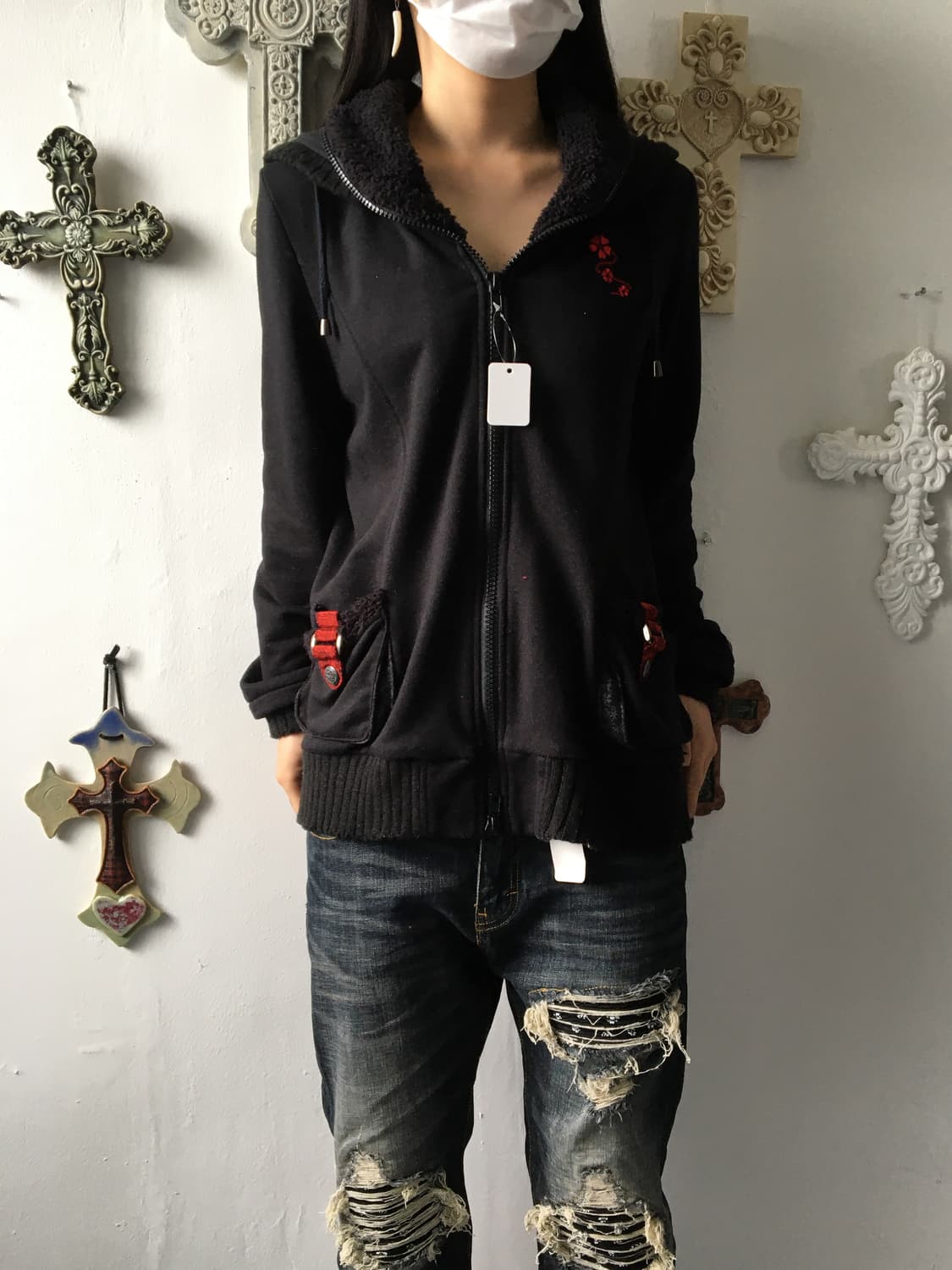 Oriental point hood zip up 상품이미지1