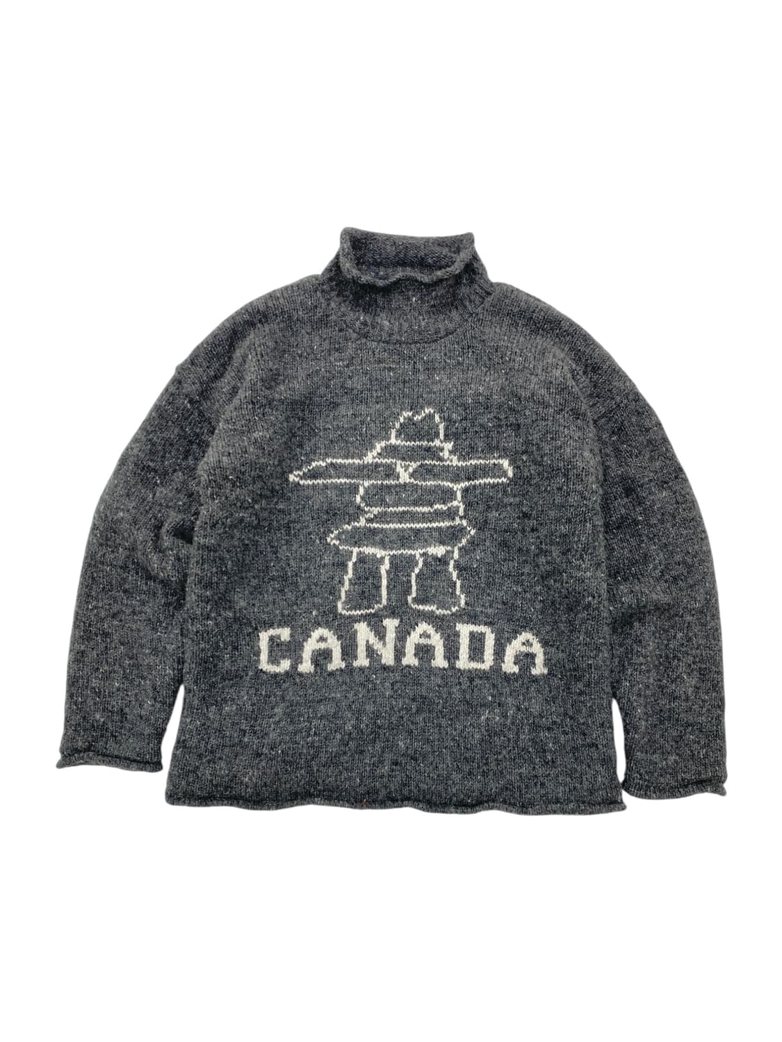 핸드니트 롤넥 스웨터 상품이미지1