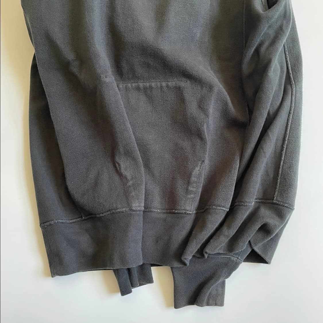오라리 Auralee 차콜 후드 상품이미지4