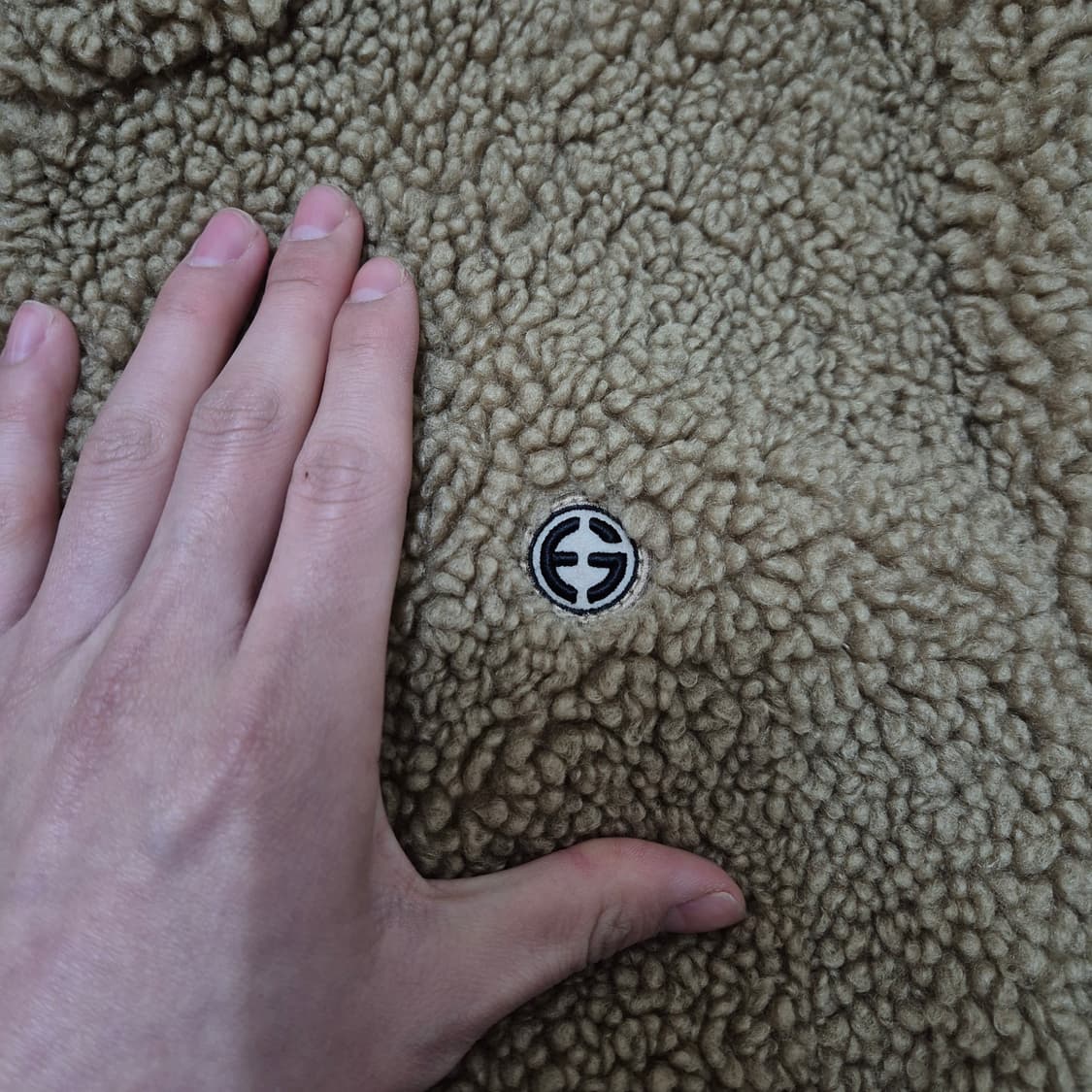 ELLE 엘르 남성 골프웨어 양털 뽀글이 후리스 자켓 L(100) 상품이미지4