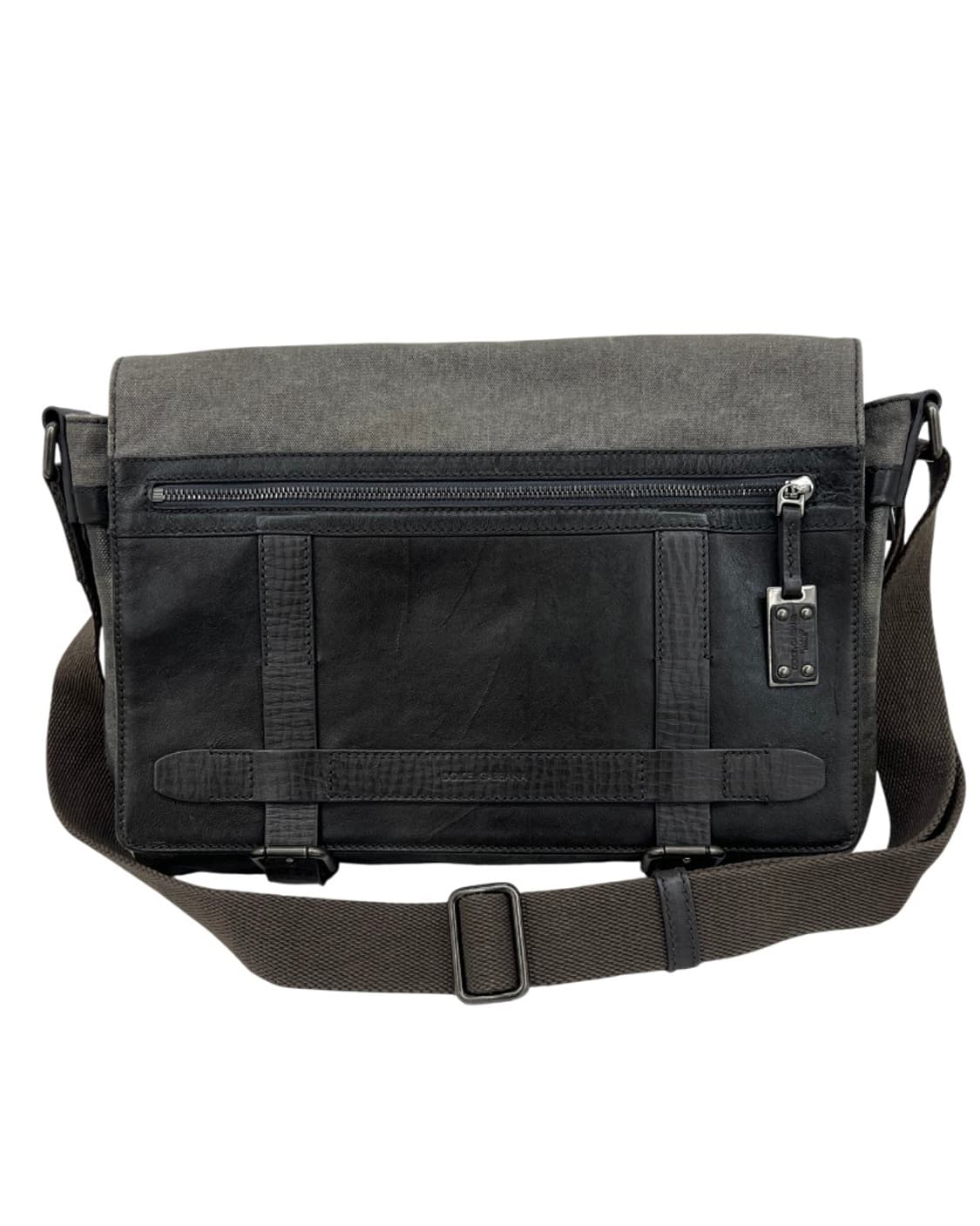 돌체앤가바나 레더 캔버스 크로스백 상품이미지2