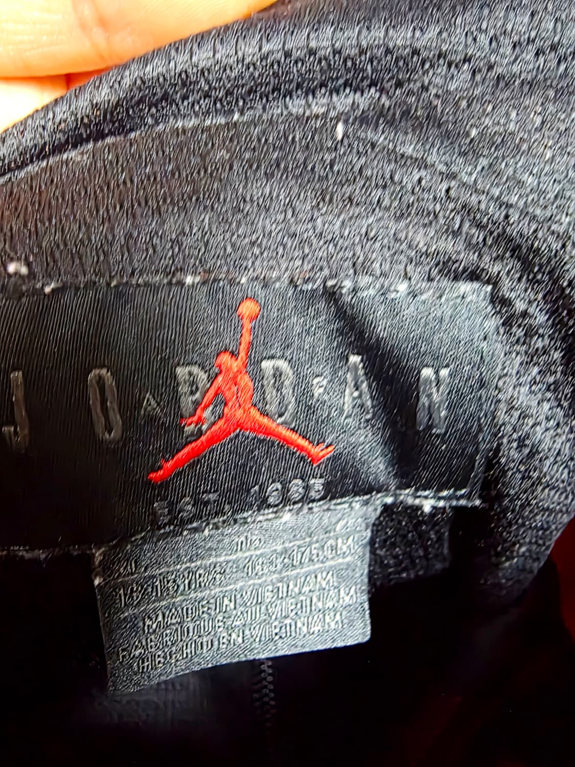 [조던] 스트릿 무드 강렬한 레드 블랙 그래픽 패턴 후드 바람막이 95 상품이미지4