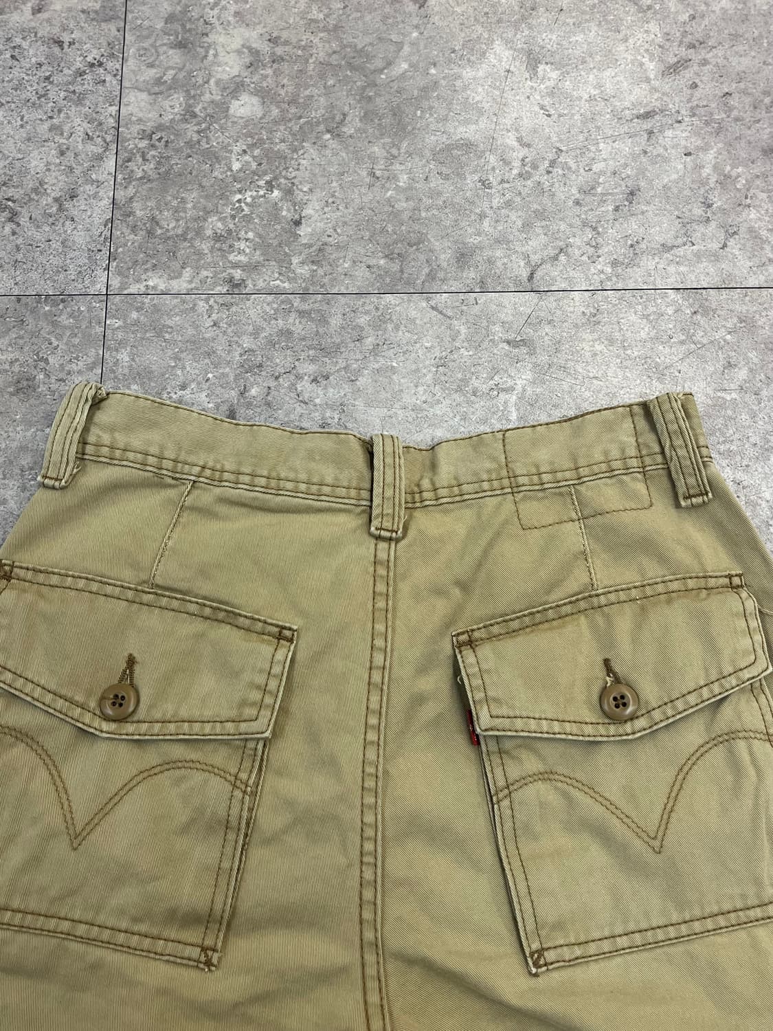 리바이스 카고 하프 팬츠 베이지 W28 L30 #csz3381 상품이미지6