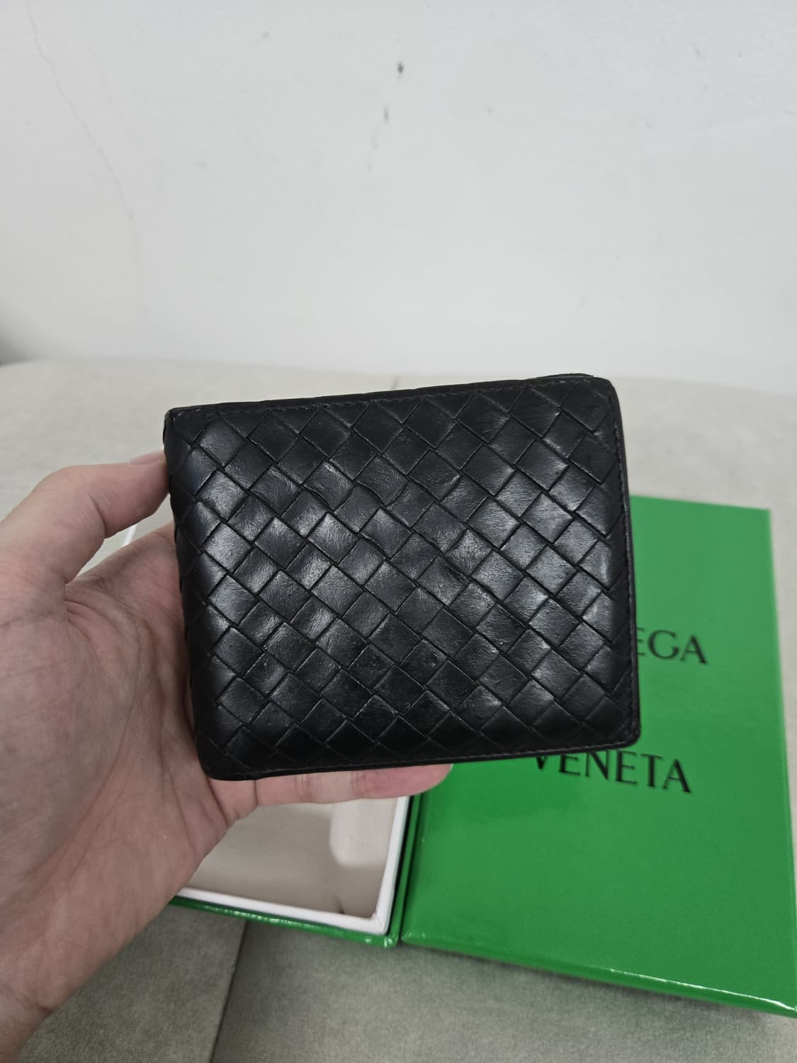 [보증서 정품]보테가베네타 반지갑 상품이미지1