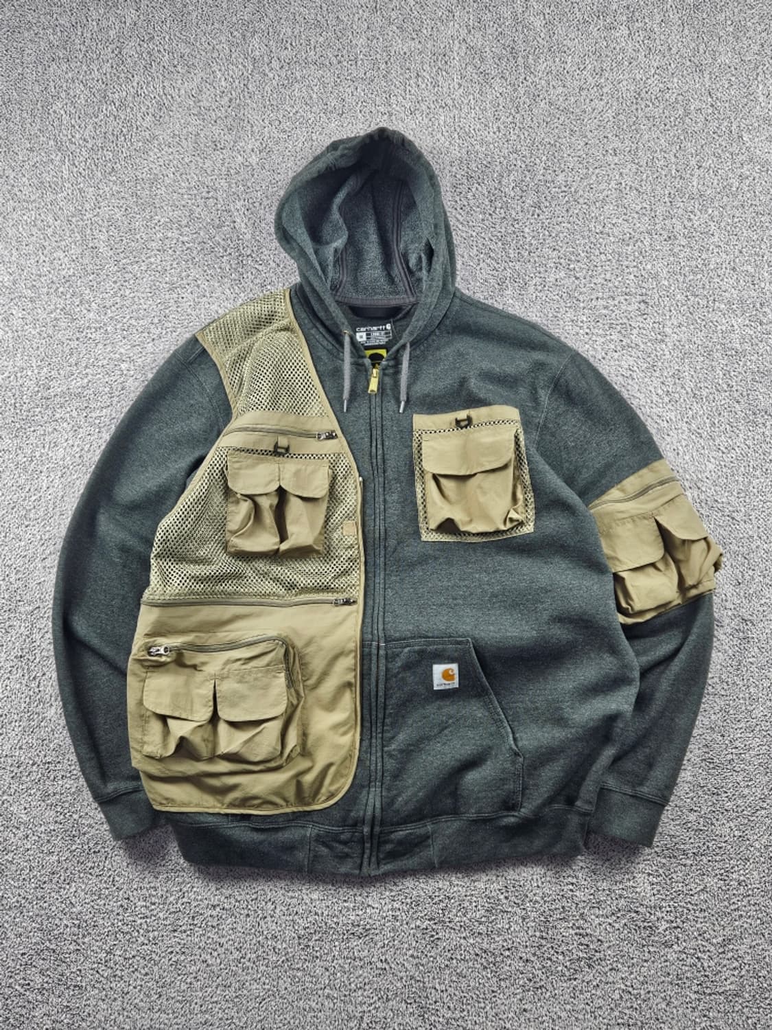 칼하트 유틸리티 베스트 커스텀 스웻 후드 집업 ( XL ) / 11190 상품이미지1