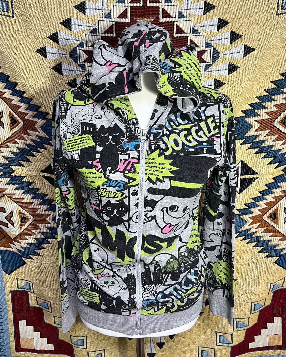 그래픽 후드집업 상품이미지1