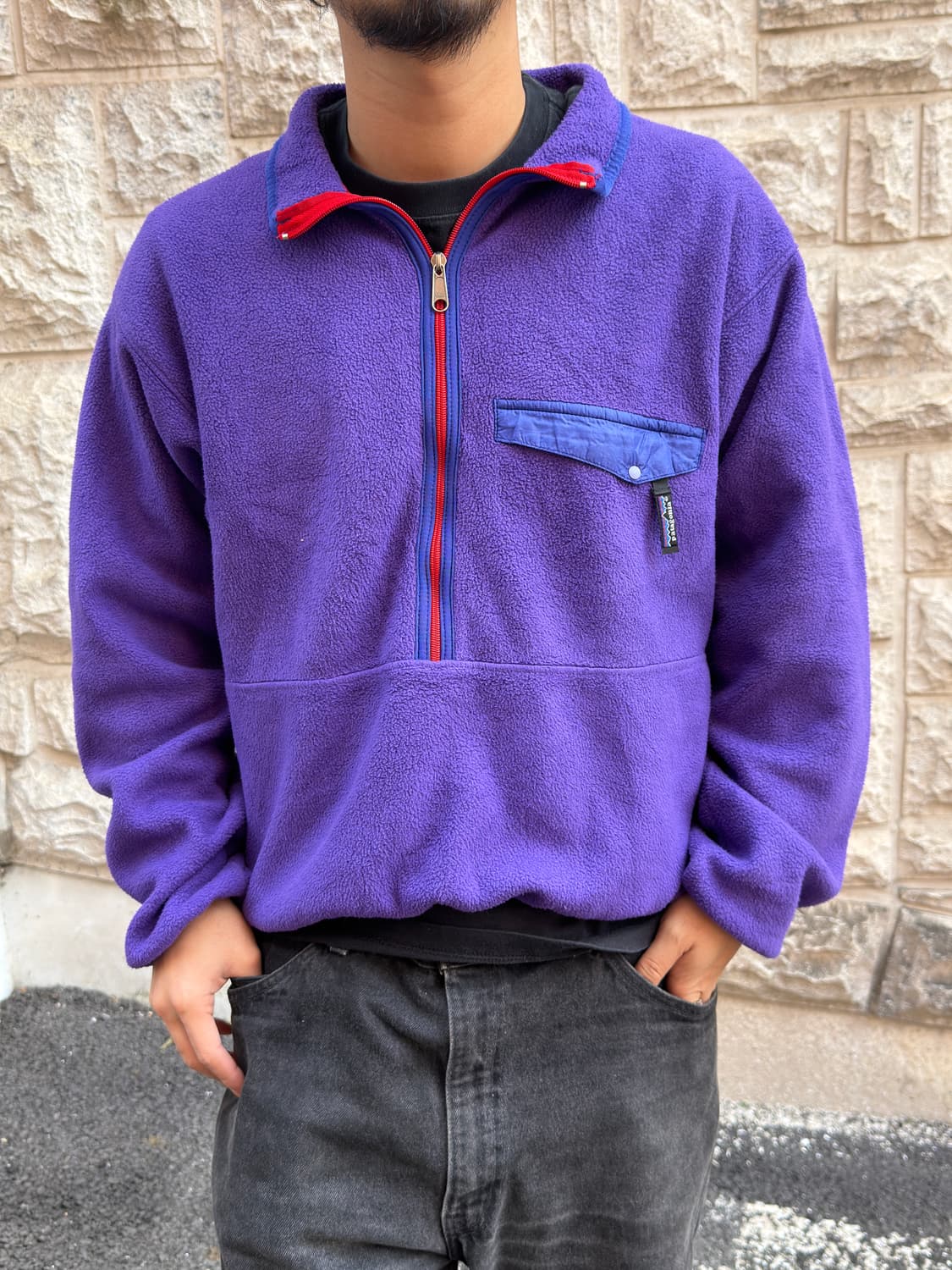 80-90s 파타고니아 하프집 플리스 상품이미지7