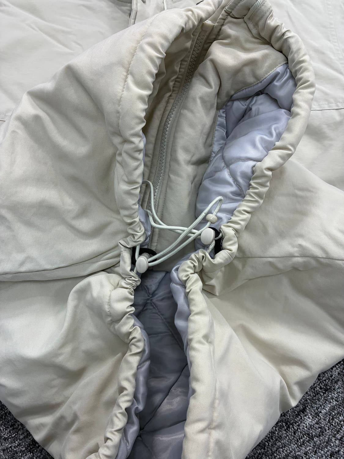 나이키 90s 올드스쿨 베이지 점퍼 XL 상품이미지9