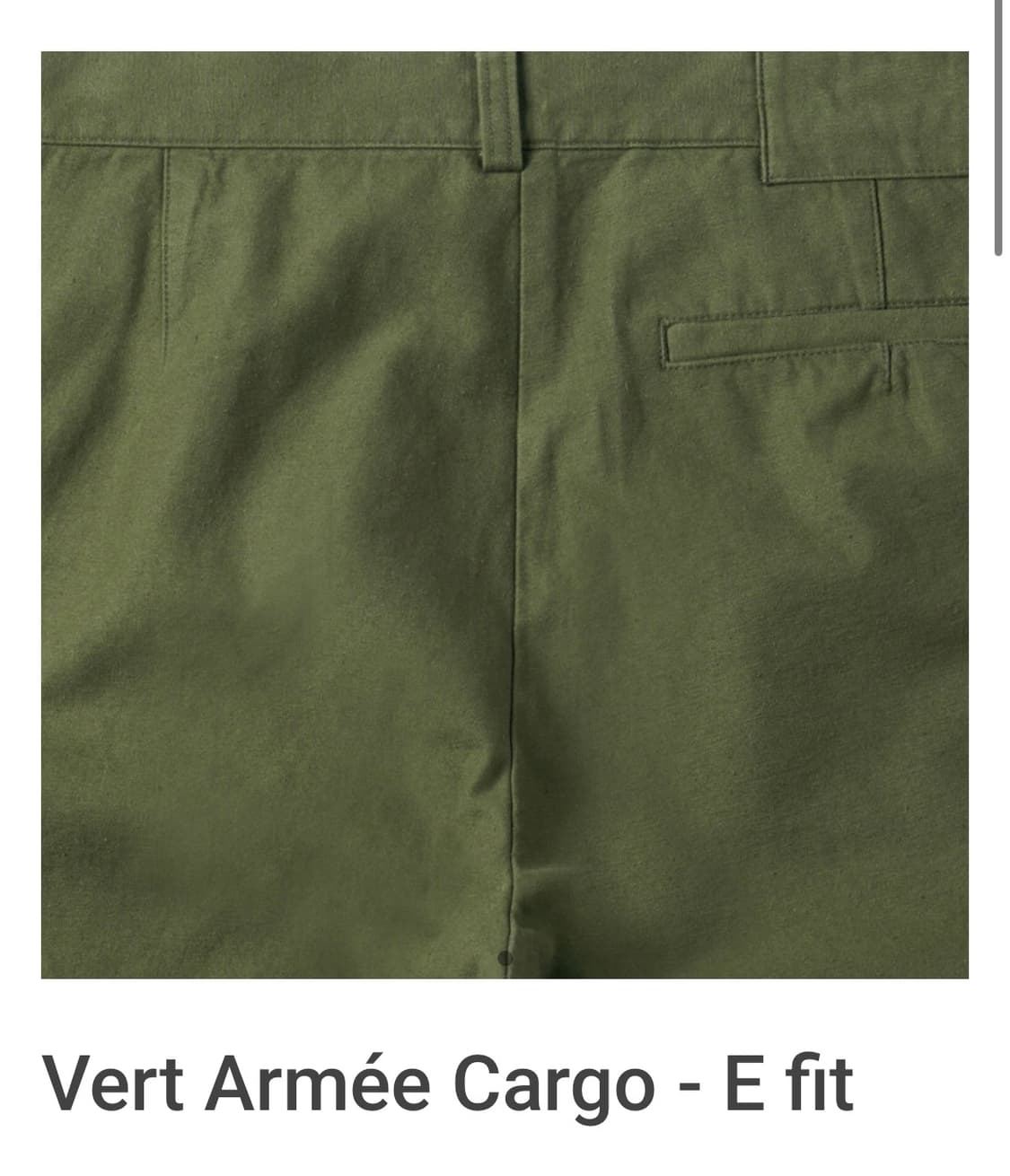 [34]mer 카고팬츠 E fit 올리브 상품이미지1