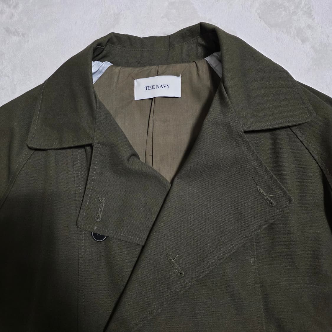 (F)THE NAVY 트렌치 코트 카키 상품이미지2