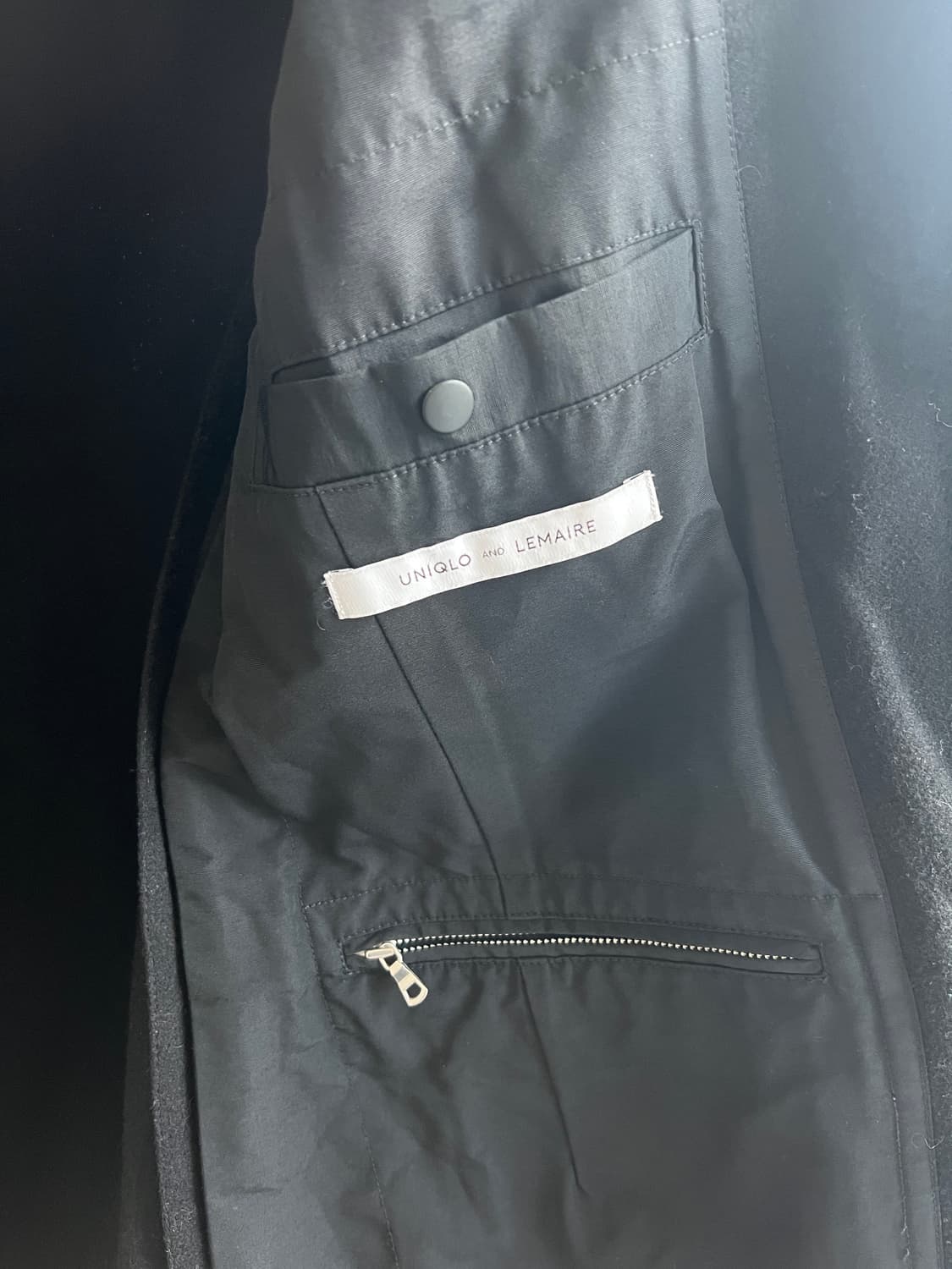 유니클로 앤 르메르 울 캐시미어 자켓 L사이즈 상품이미지5