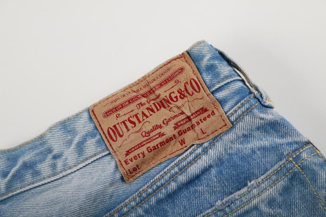 [34인치] 아웃스탠딩 셀비지 데님팬츠 상품이미지10