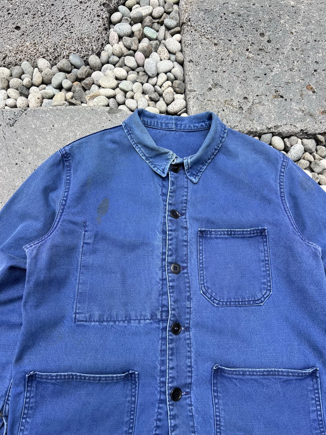 OLD VINTAGE WASHING BLUE 빈티지 프렌치워크자켓 상품이미지4