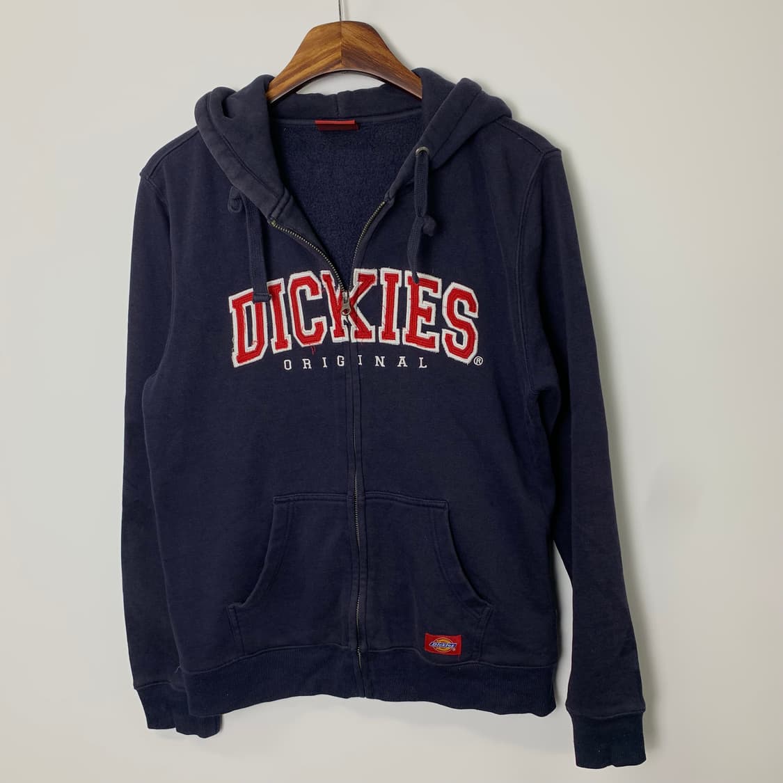 디키즈 y2k 와투케 네이비 후드집업 상품이미지2