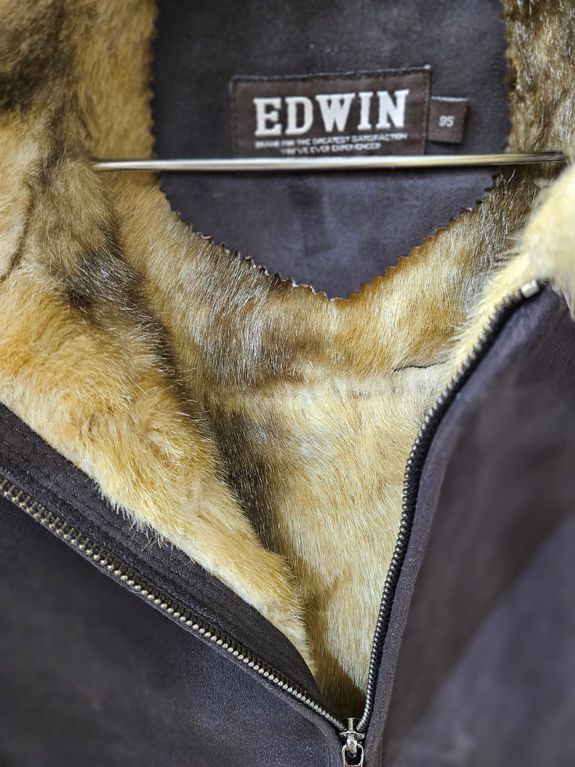 에드윈 스웨이드 무스탕 자켓 상품이미지6