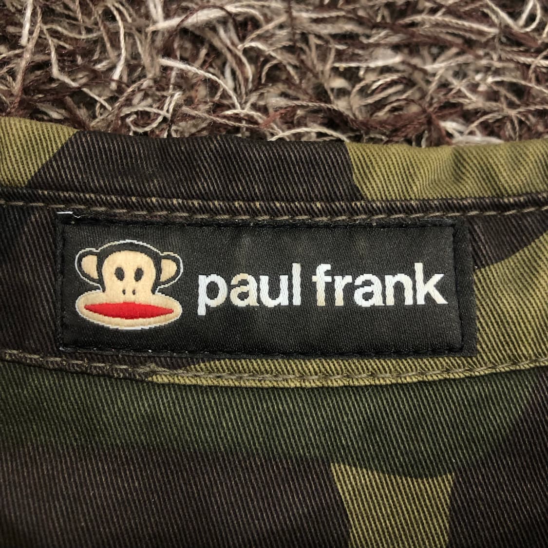 폴프랭크 로고 패치 카모 셔츠 상품이미지5