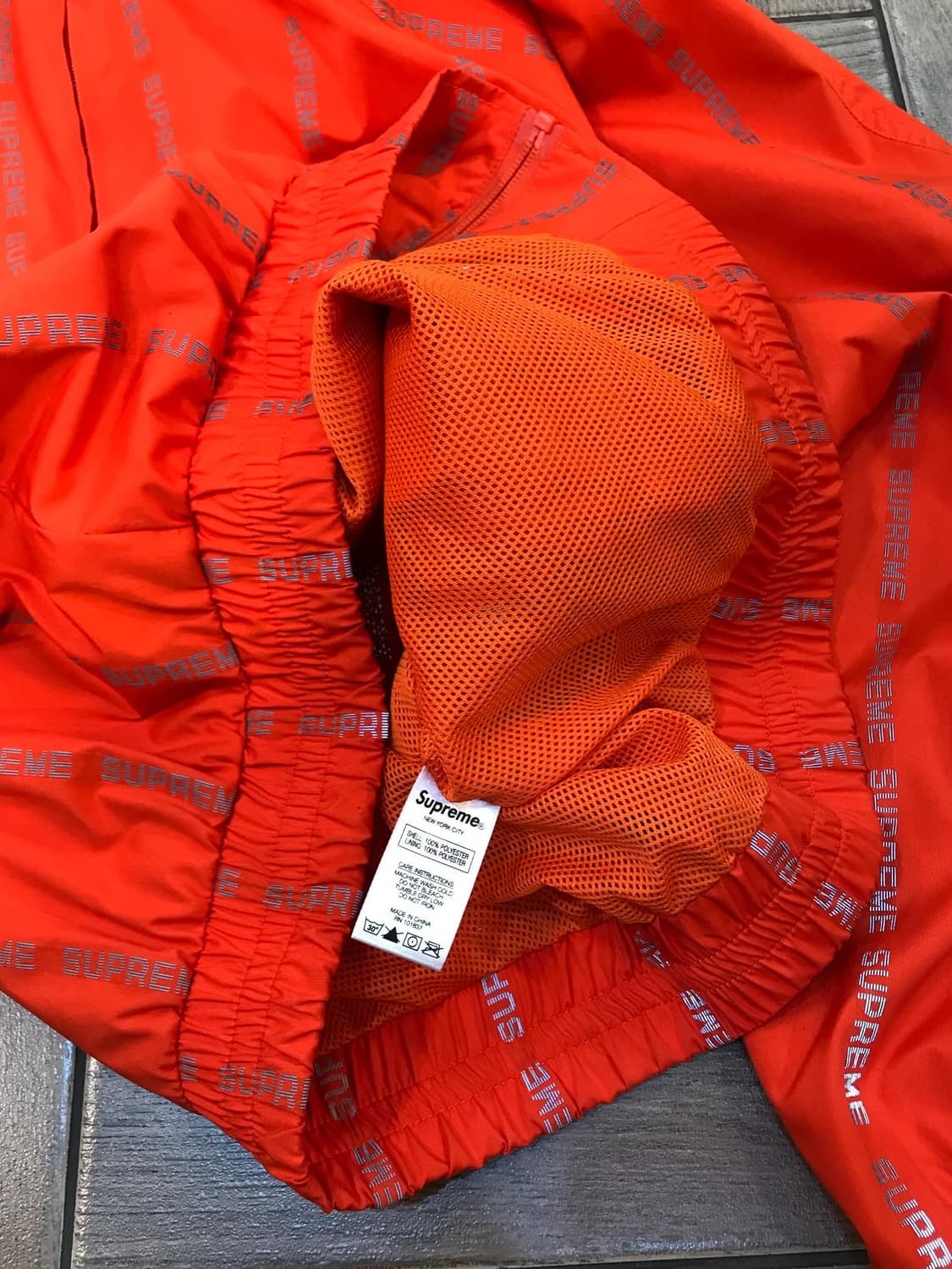 Supreme Reflective Text Track JK - 18Fw 상품이미지7