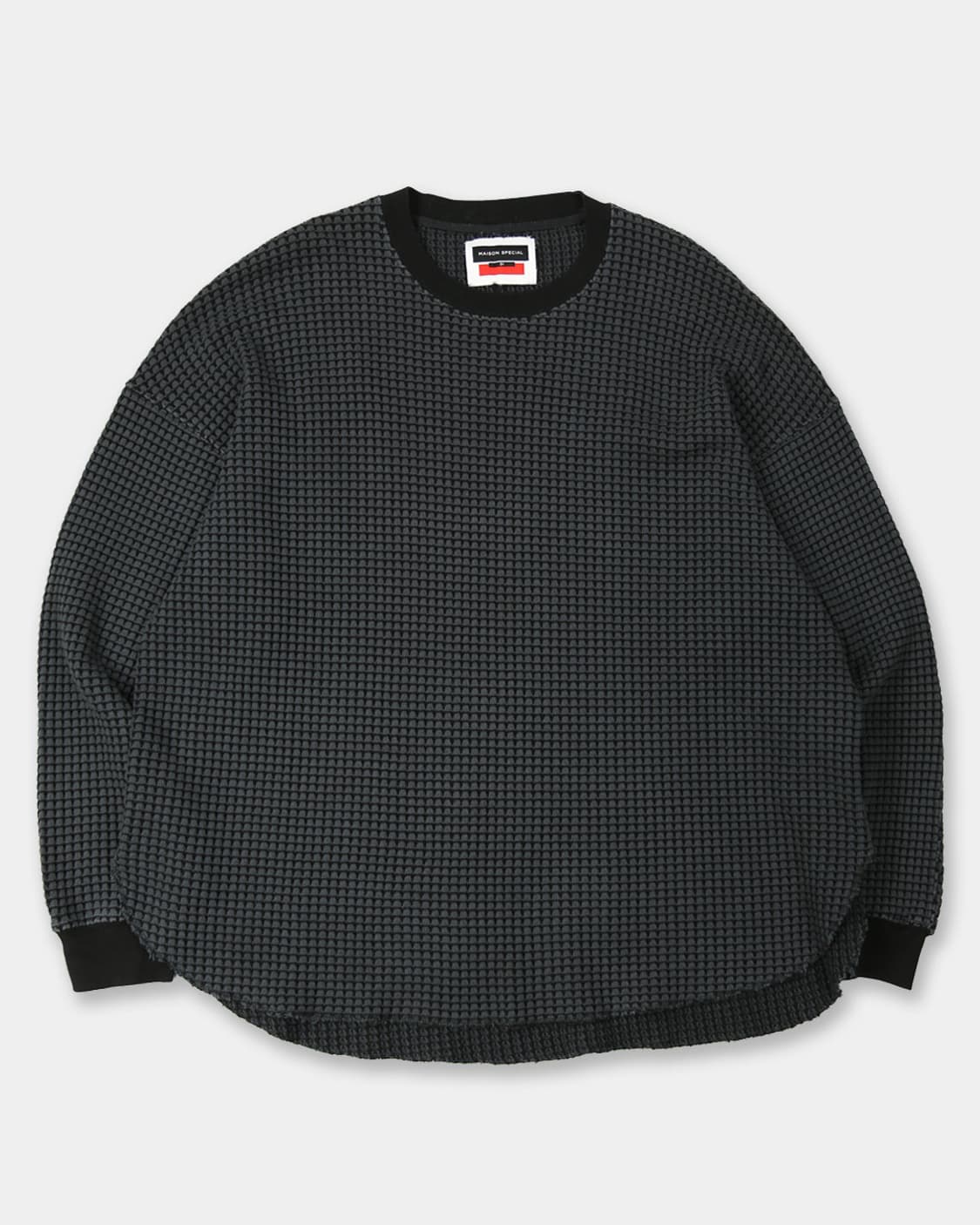 MAISON SPECIAL Waffle Knit Crewneck 상품이미지1