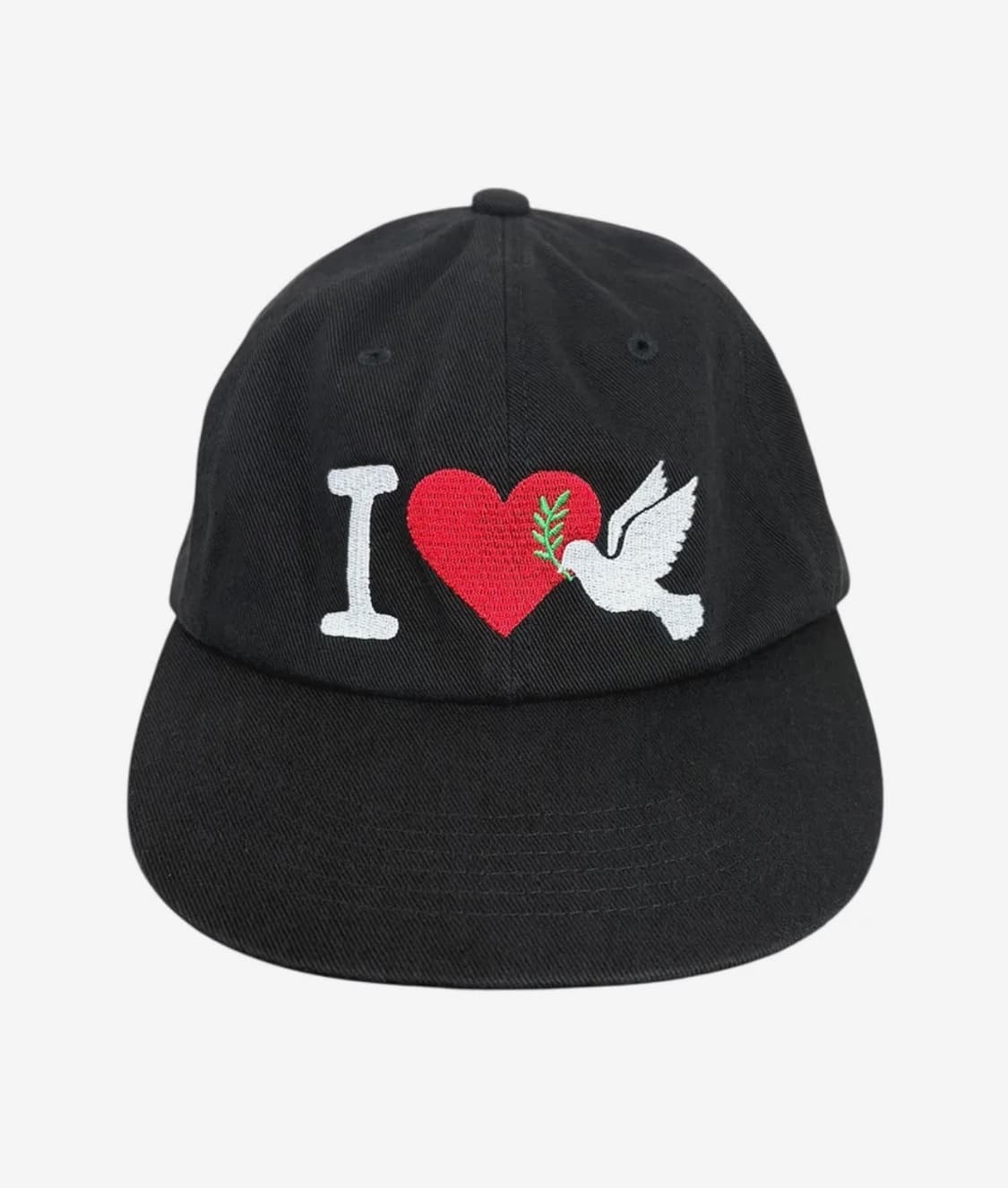 패슬 I Love Peace Washed Cap Black 상품이미지1
